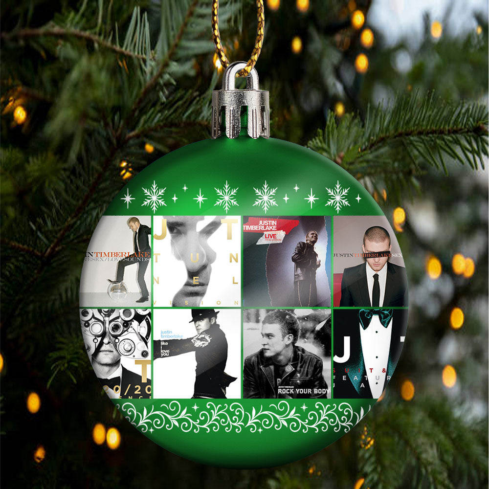 Justin Timberlake Ornament – A Sleek Touch of Pop Perfection