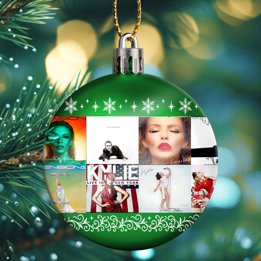 Kylie Minogue Ball Ornament – Sparkle Like a Pop Icon