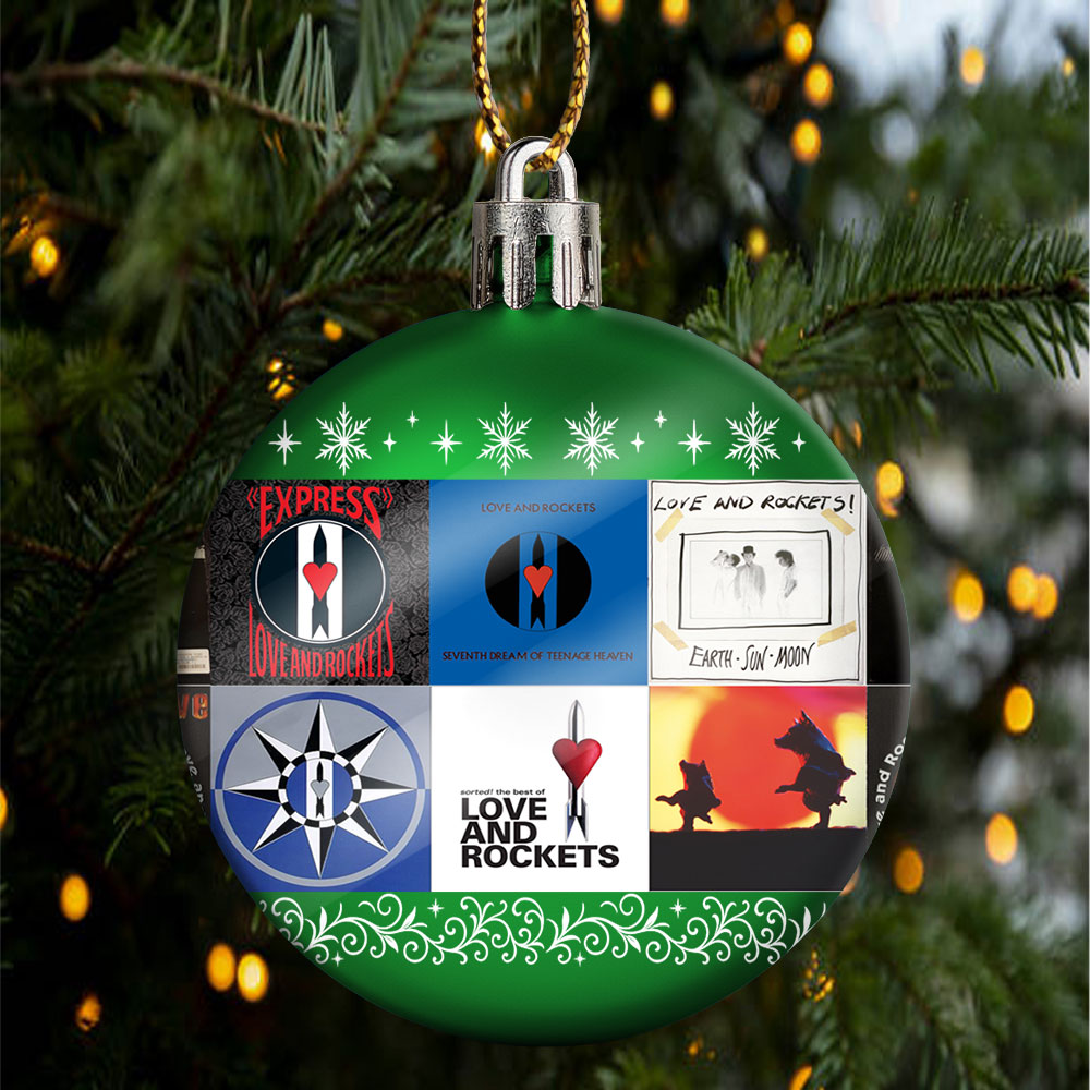 Love and Rockets Ornament – Alternative Spirit in Holiday Light