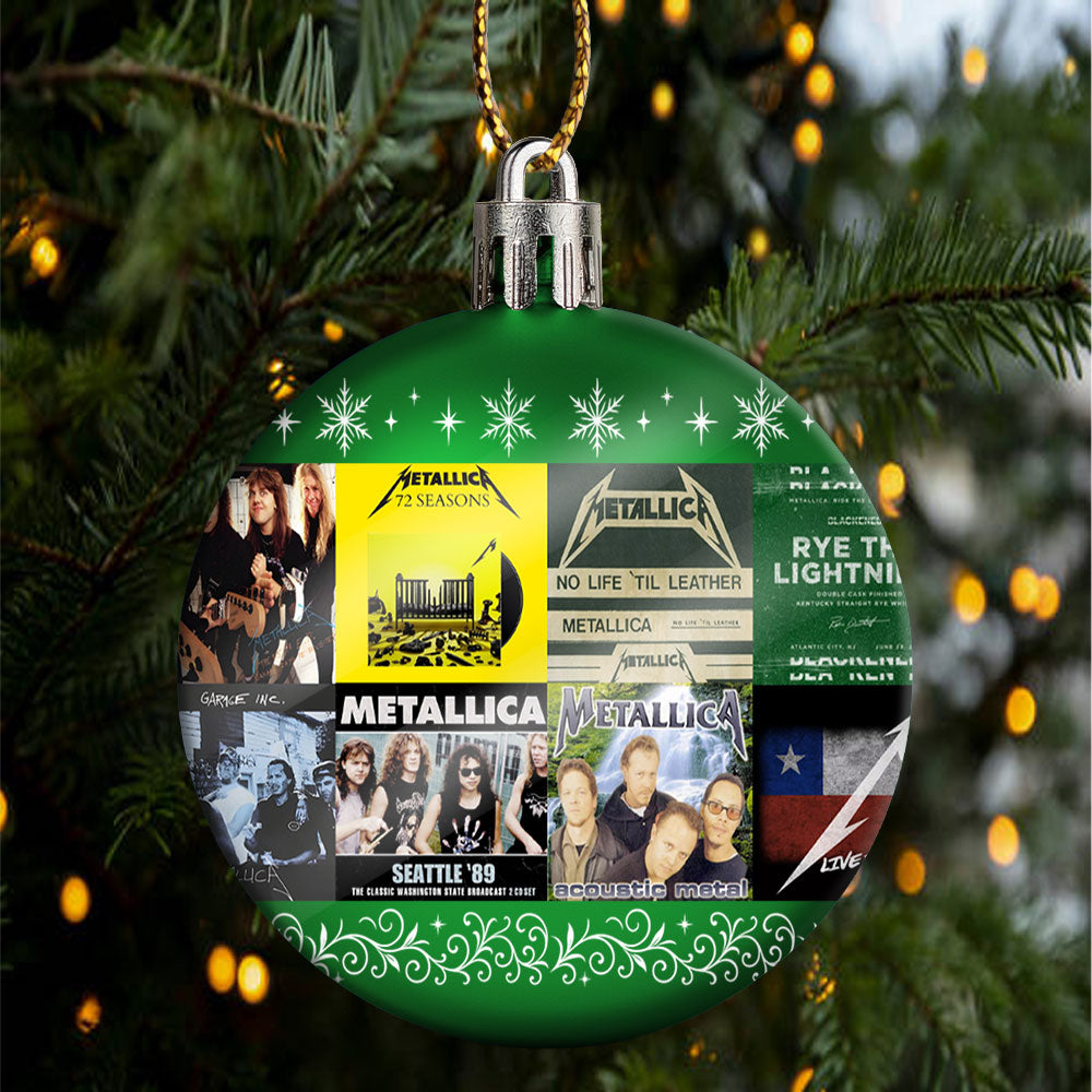 Metallica Ball Ornament – Thrash Legends Meet Holiday Power