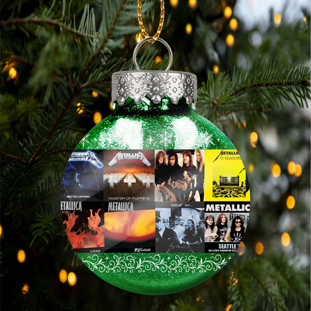Metallica Ball Ornament – Thrash Legends Meet Holiday Power