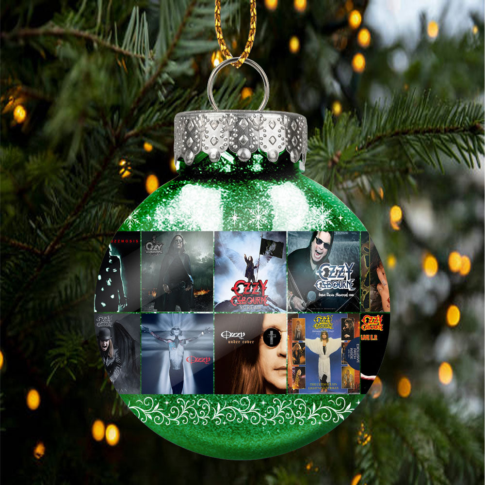 Ozzy Osbourne Ball Ornament – A Heavy Metal Holiday Tribute to the Prince of Darkness