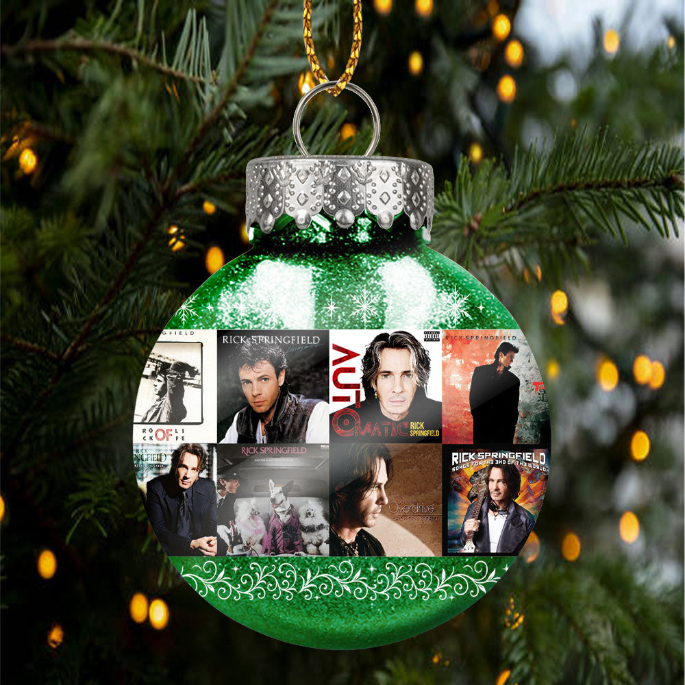 Rick Springfield Ball Ornament – Classic Rock Heartbeat