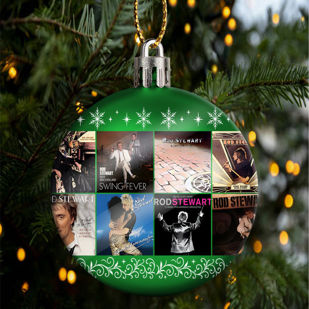 Rod Stewart Ball Ornament – Celebrate the Voice of Rock and Romance