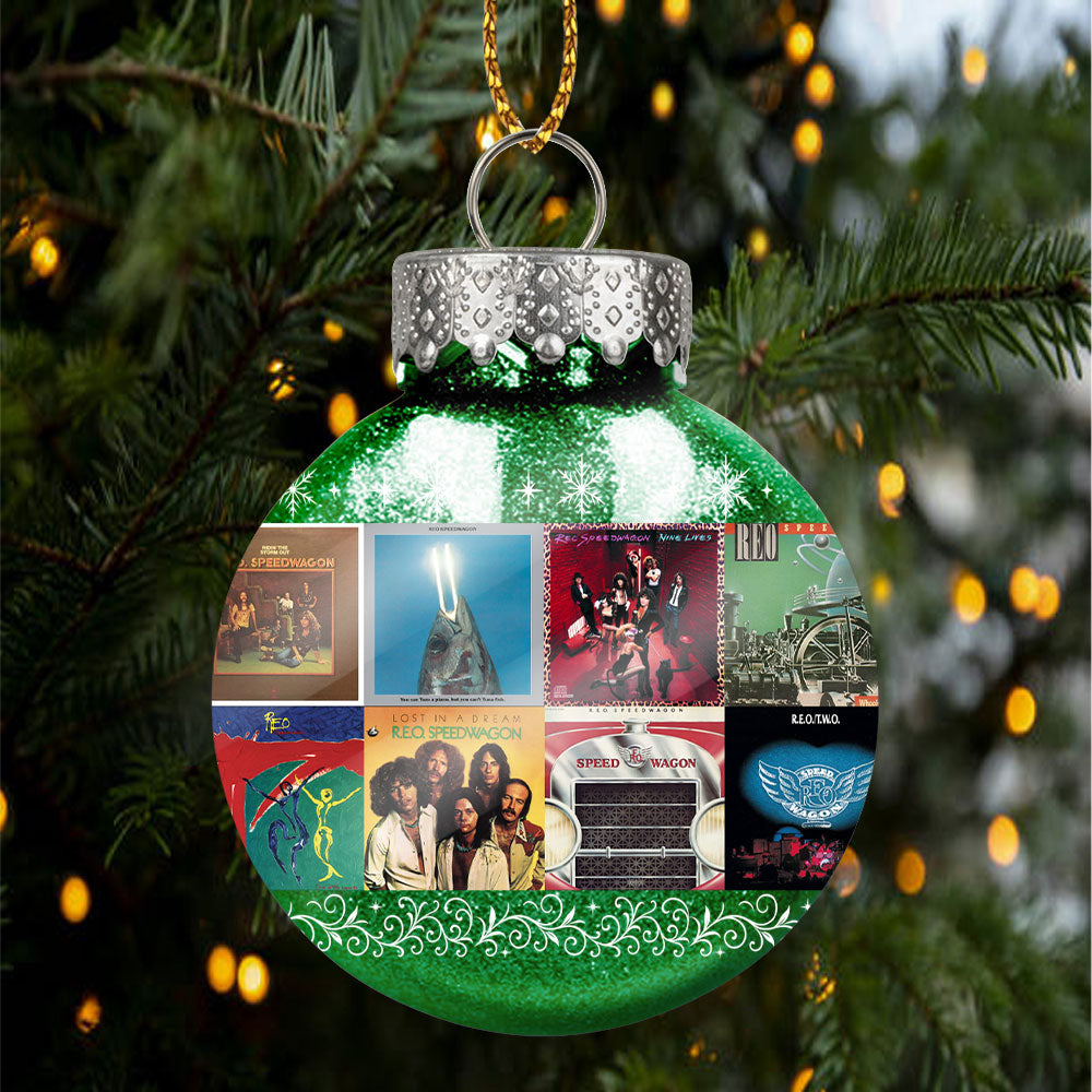 REO Speedwagon Ball Ornament – Rockin’ the Holidays with Timeless Hits