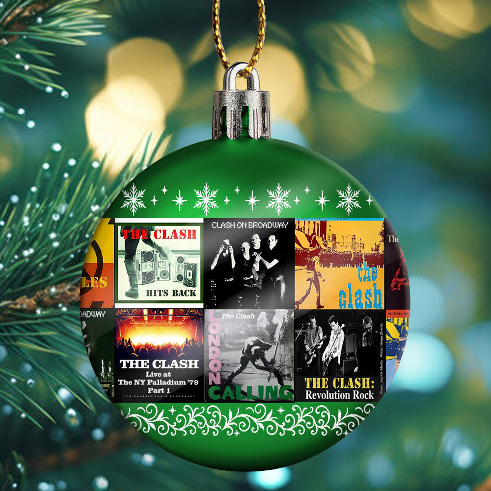 The Clash Ball Ornament – Punk Spirit Meets Holiday Cheer