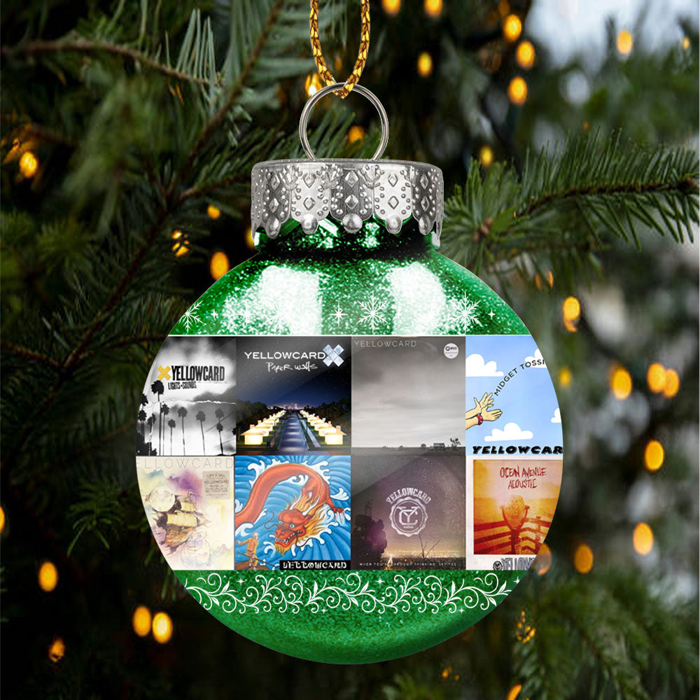Yellowcard Ball Ornament – Pop-Punk Spirit for the Holidays