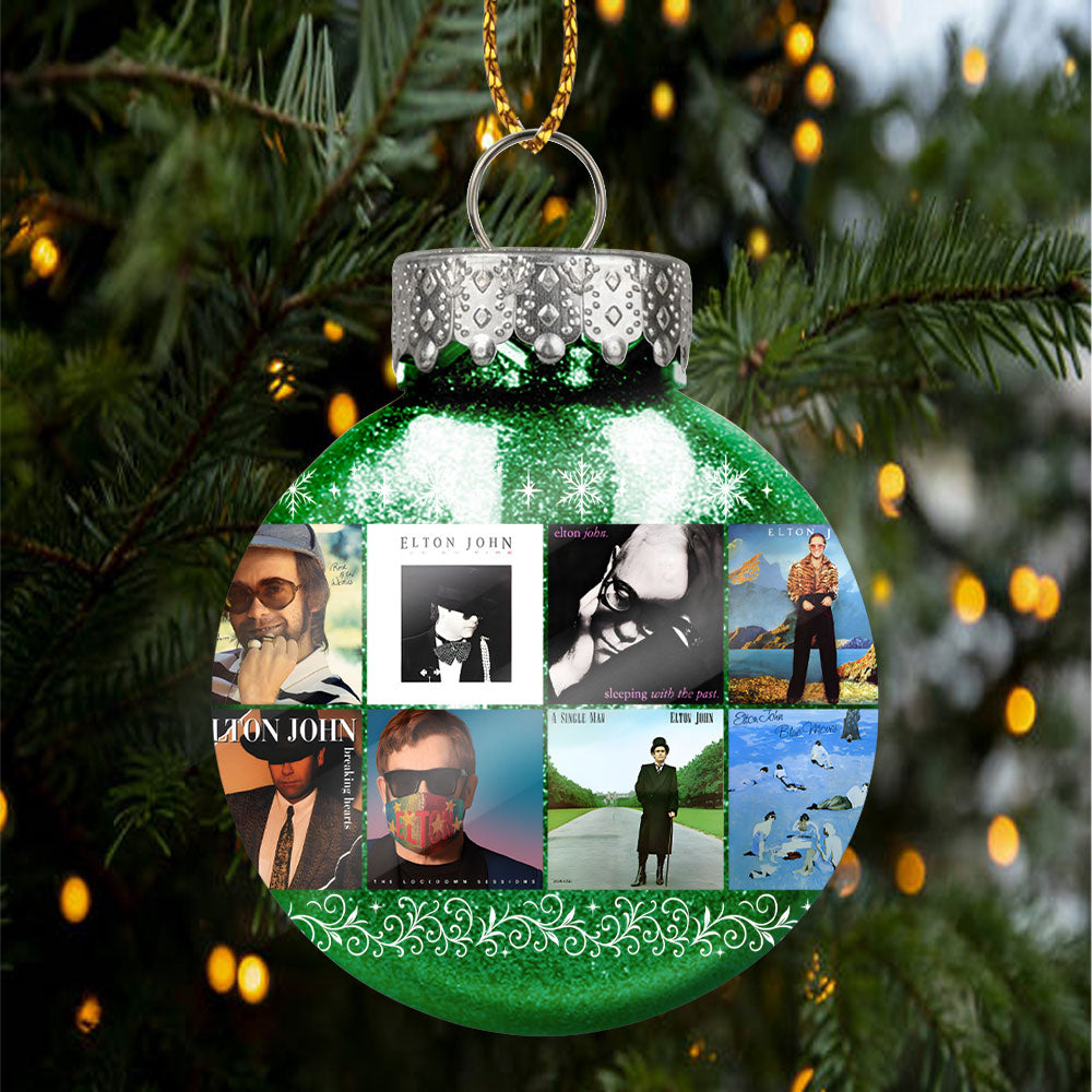 Elton John Ball Ornament – A Sparkling Tribute to Timeless Tunes