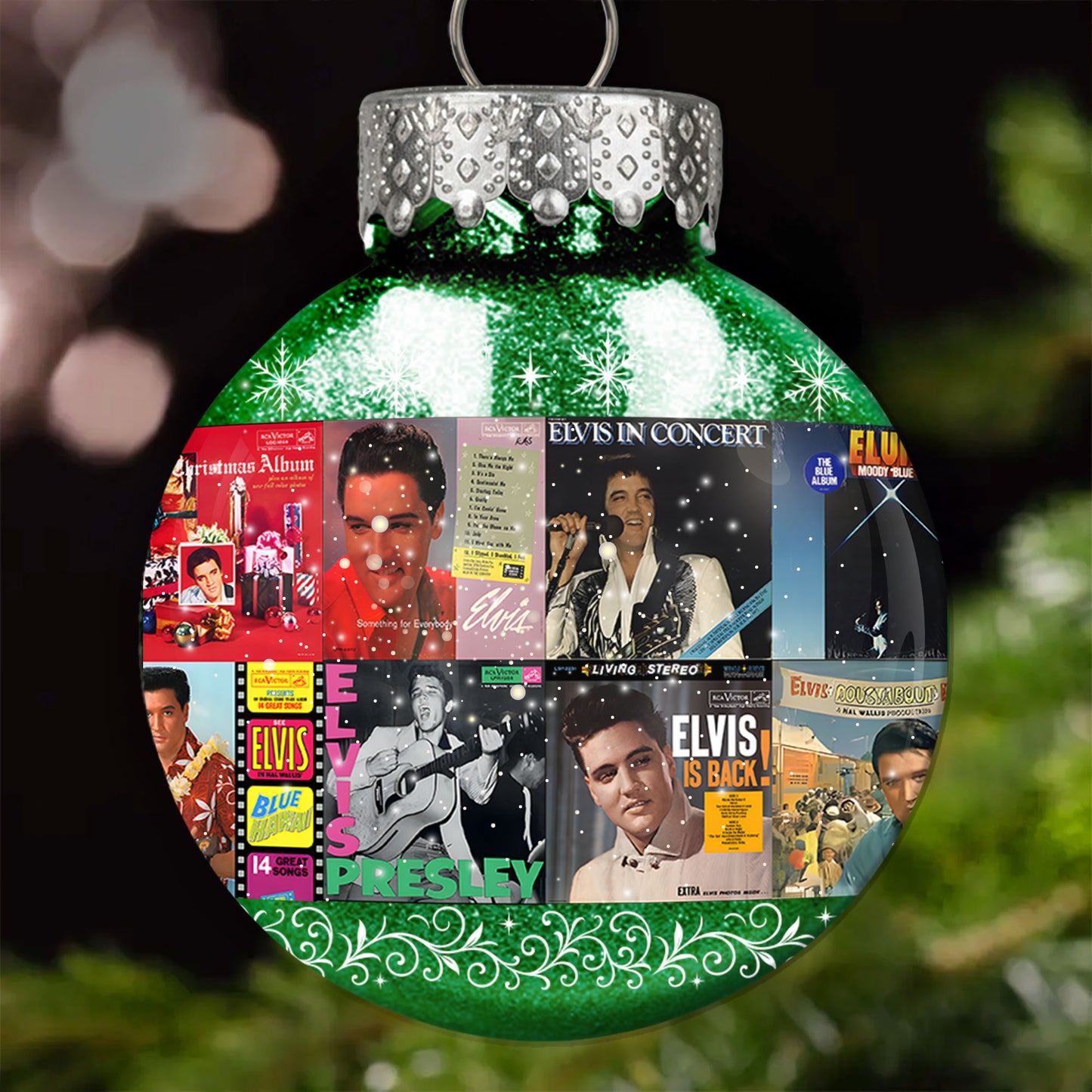 Elvis Presley Ball Ornament – A Rock ’n’ Roll Legend Wrapped in Holiday Spirit