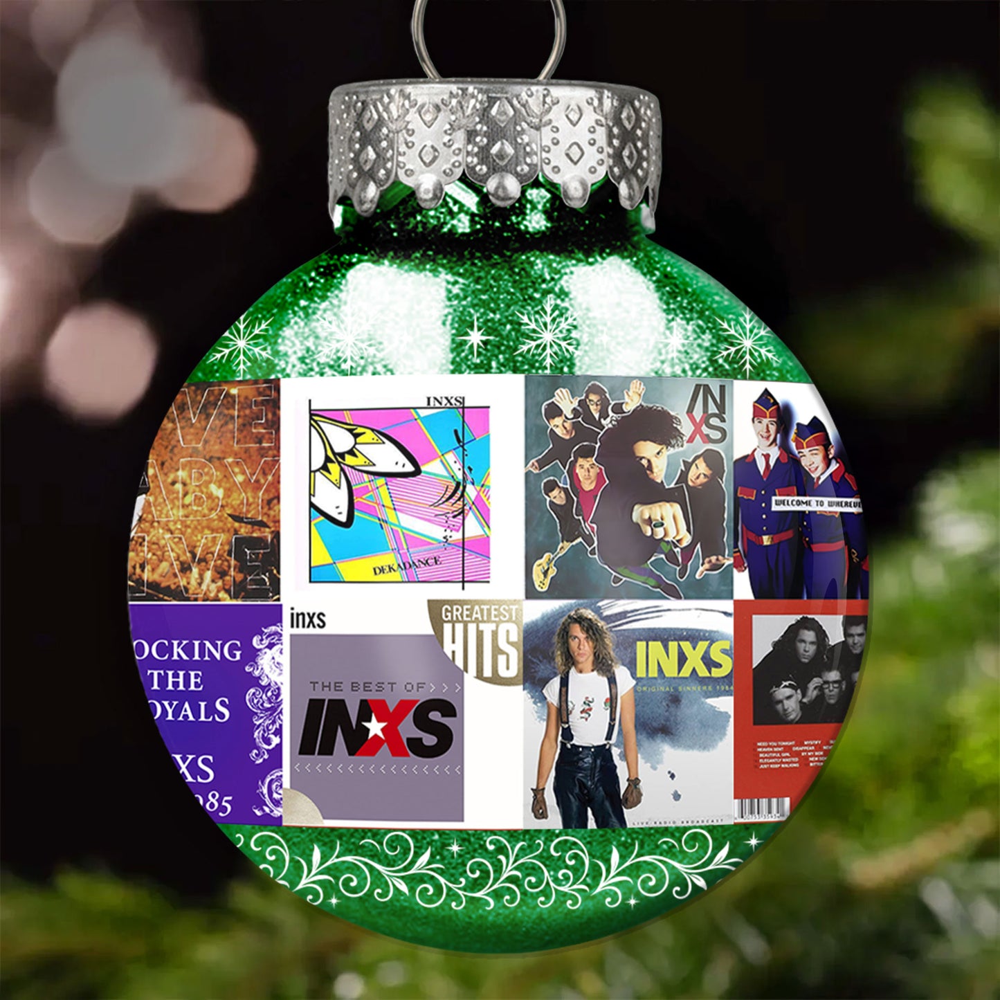 INXS Ball Ornament – Celebrate the Sound of Iconic Rock Energy