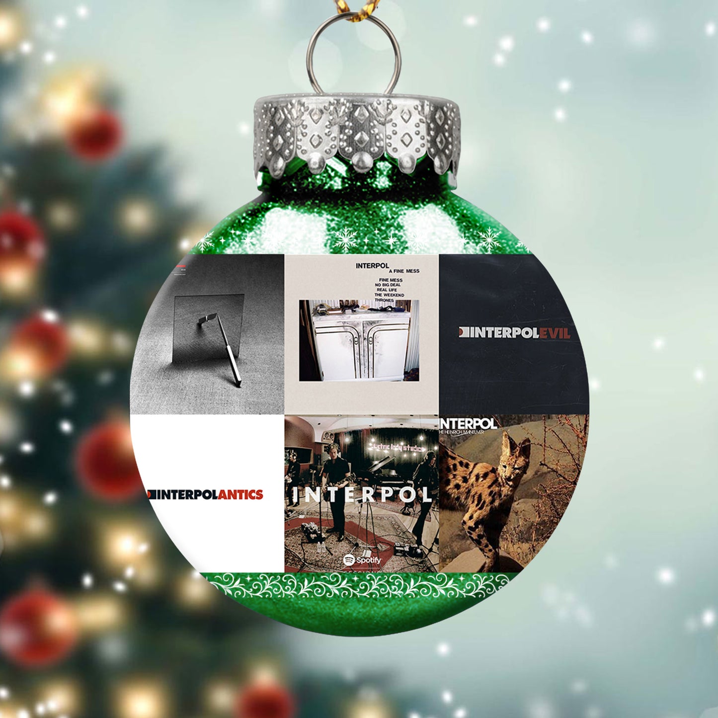 Interpol Ball Ornament – Celebrate the Cool Edge of Indie Rock