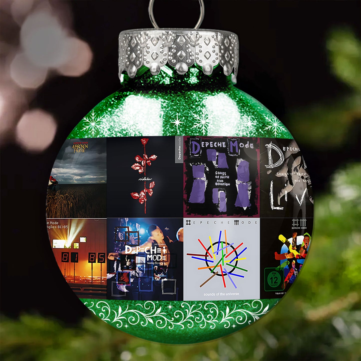 Nine Inch Nails Ball Ornament – A Darkly Beautiful Tribute to Industrial Artistry