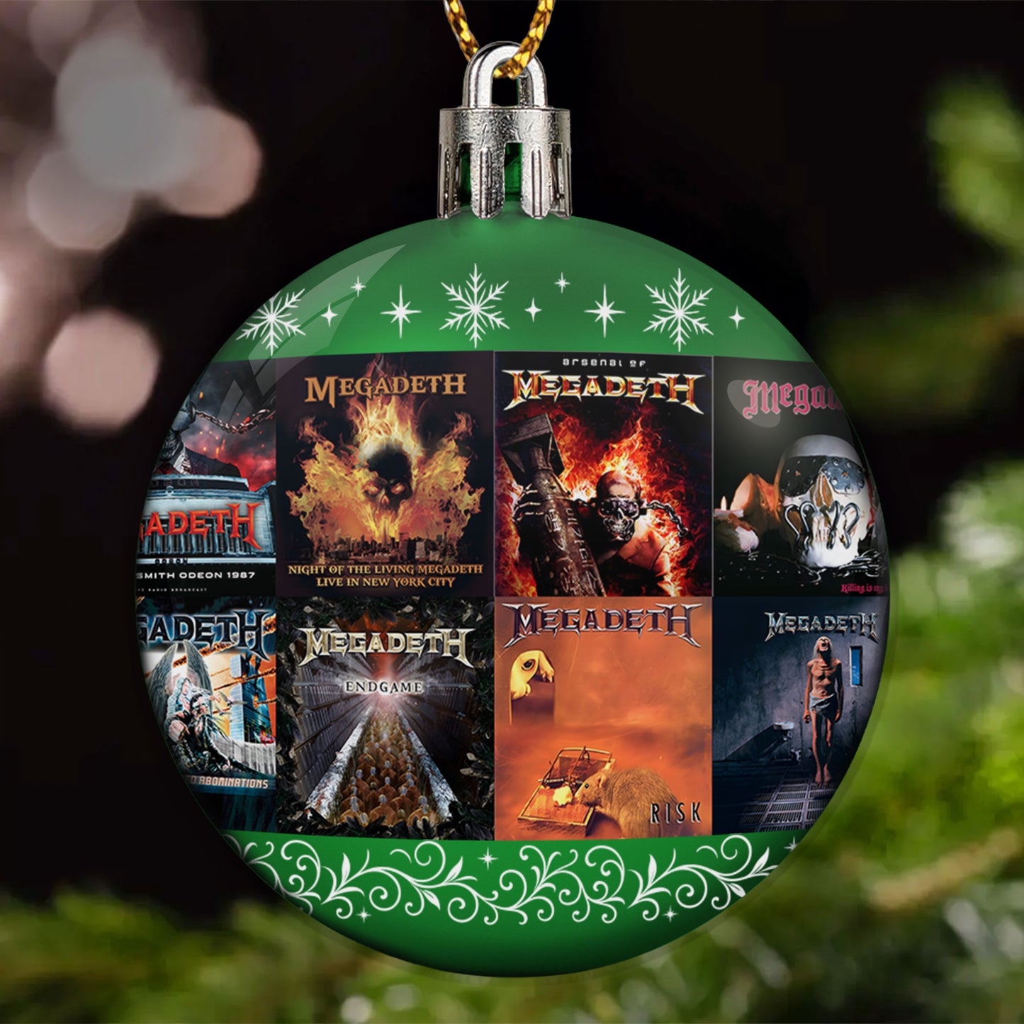 Megadeth Ball Ornament – A Heavy Metal Christmas Keepsake