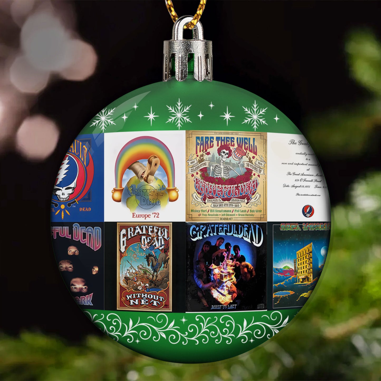 Grateful Dead Ball Ornament – The Spirit of Psychedelic Rock