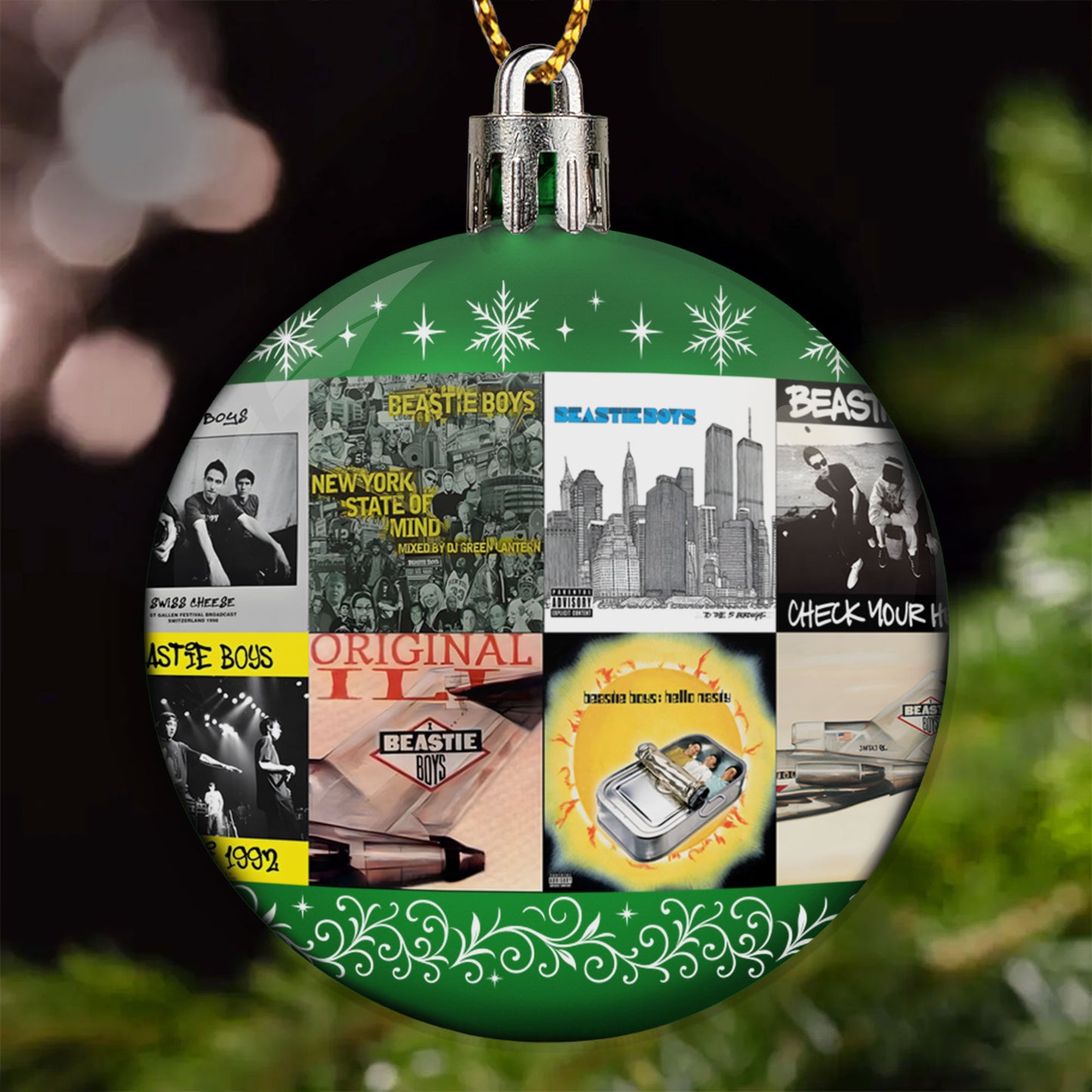 Beastie Boys Ball Ornament – A Classic Hip-Hop Twist for Your Holidays