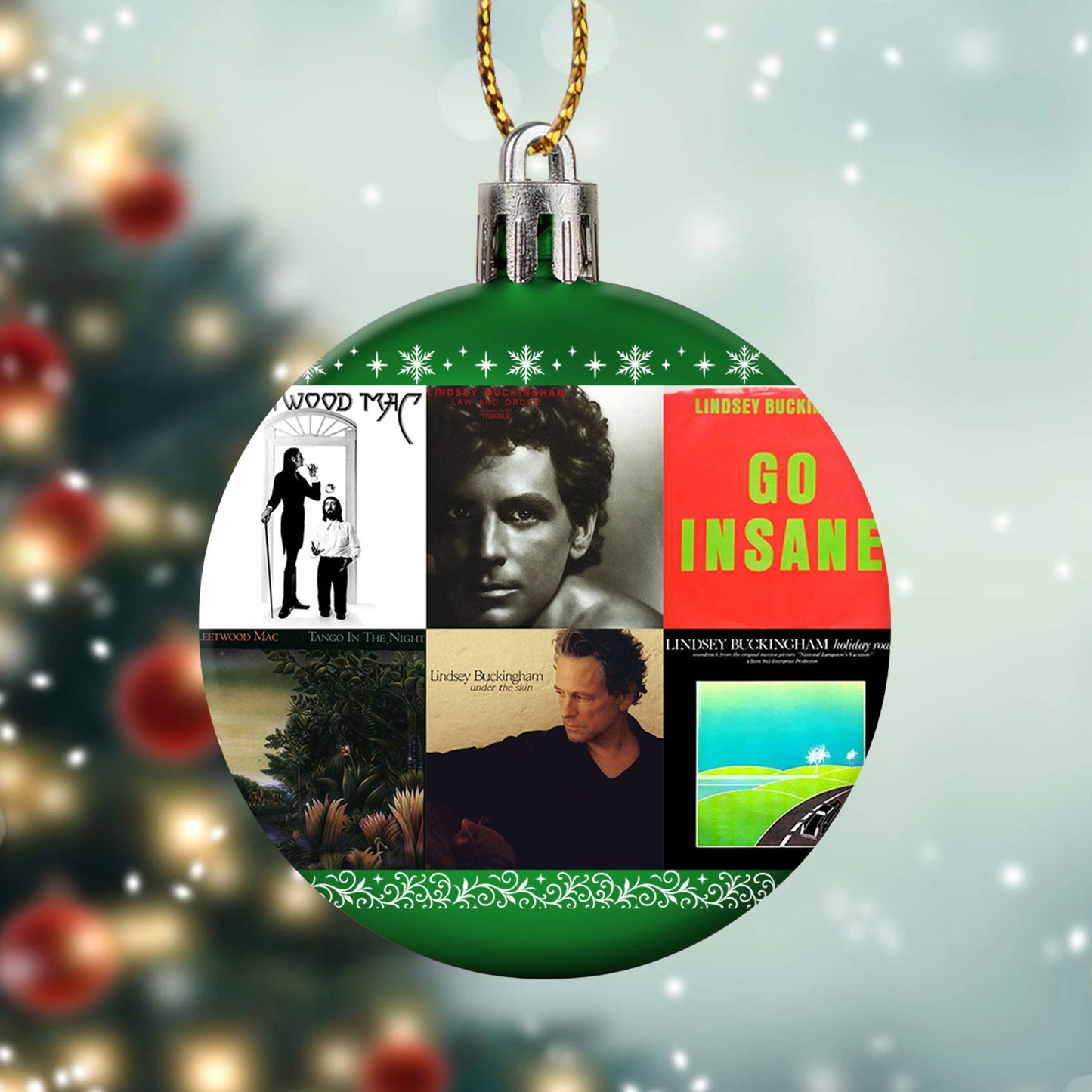 Lindsey Buckingham Ball Ornament – Timeless Melodic Craftsmanship