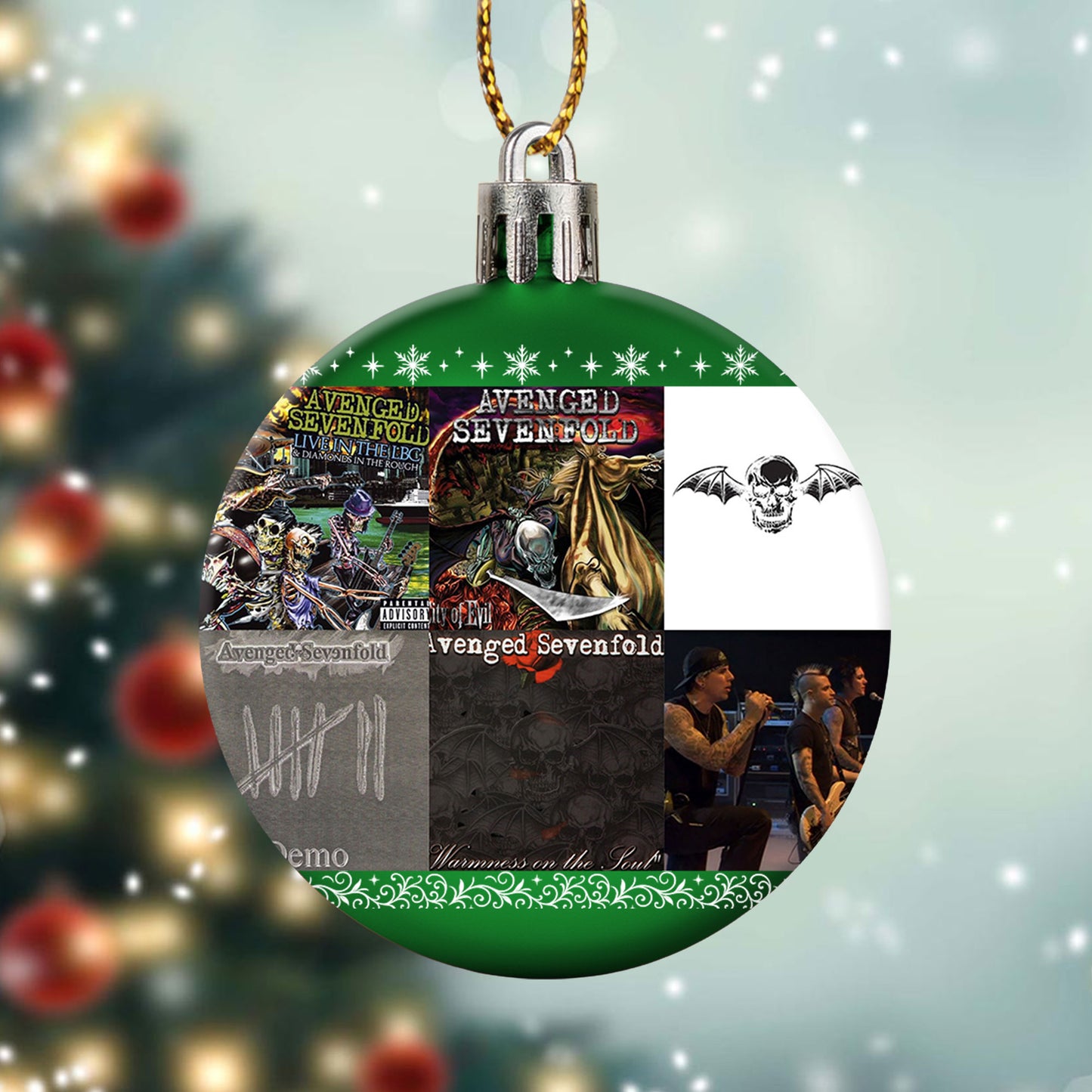 Avenged Sevenfold Ball Ornament – Metal Majesty for the Holidays