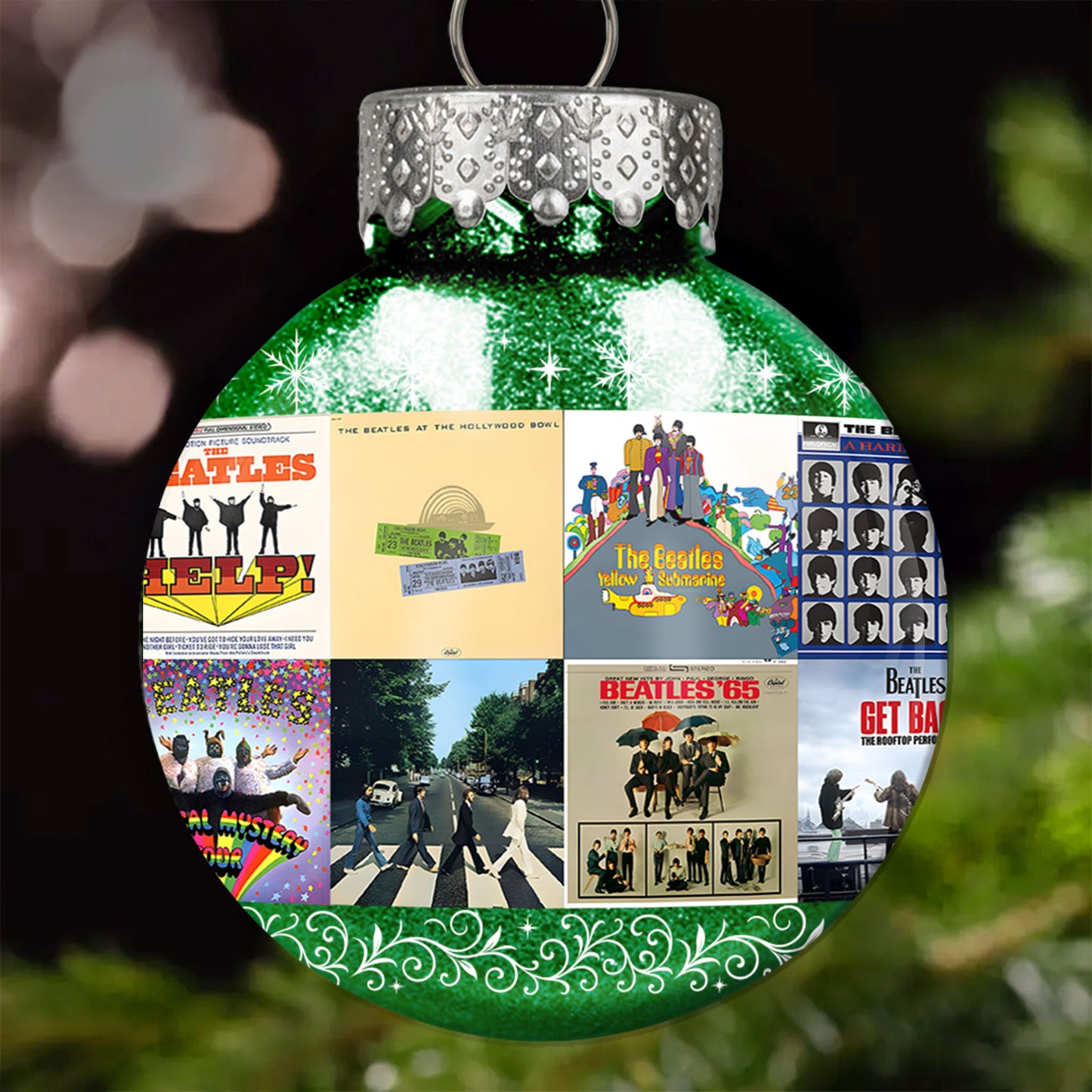The Beatles Ball Ornament – A Legendary Tribute to Timeless Music