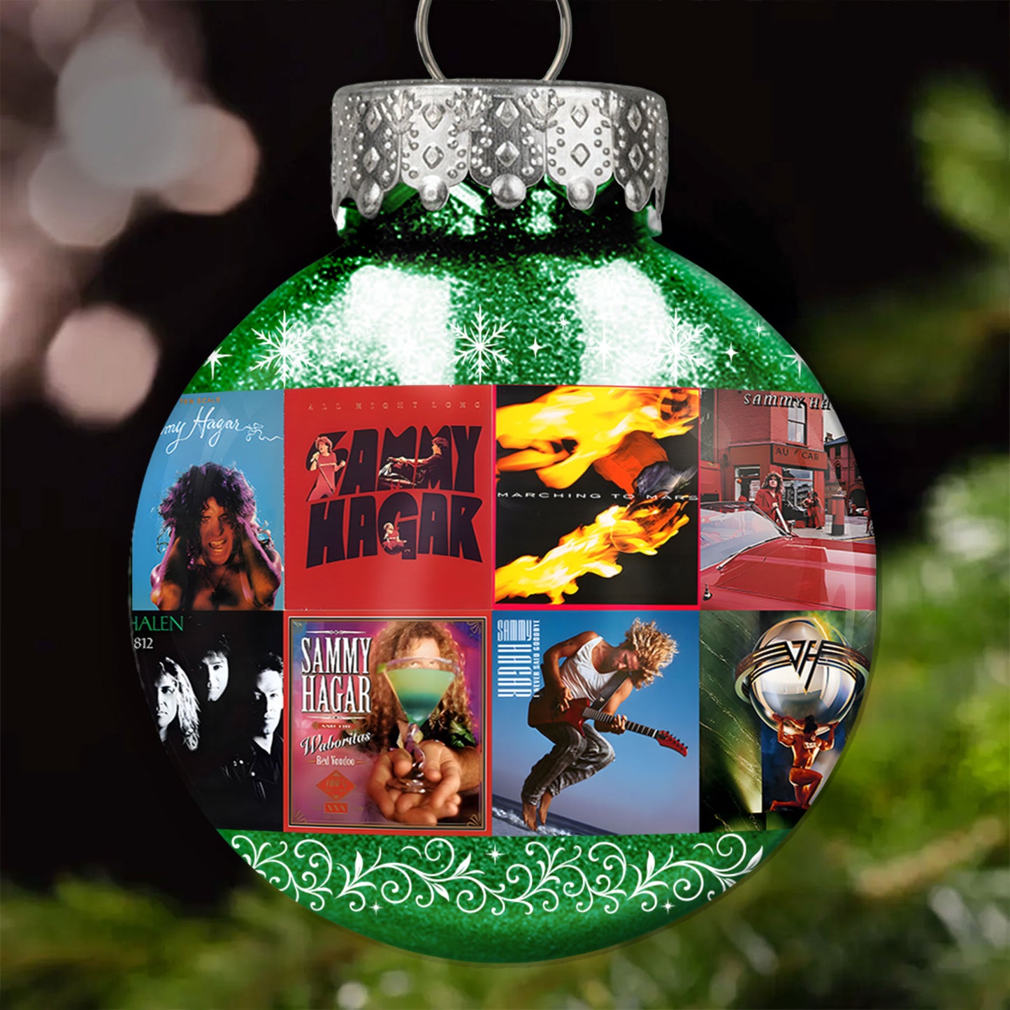 Sammy Hagar Ball Ornament – Rocking the Holidays with the Red Rocker Spirit