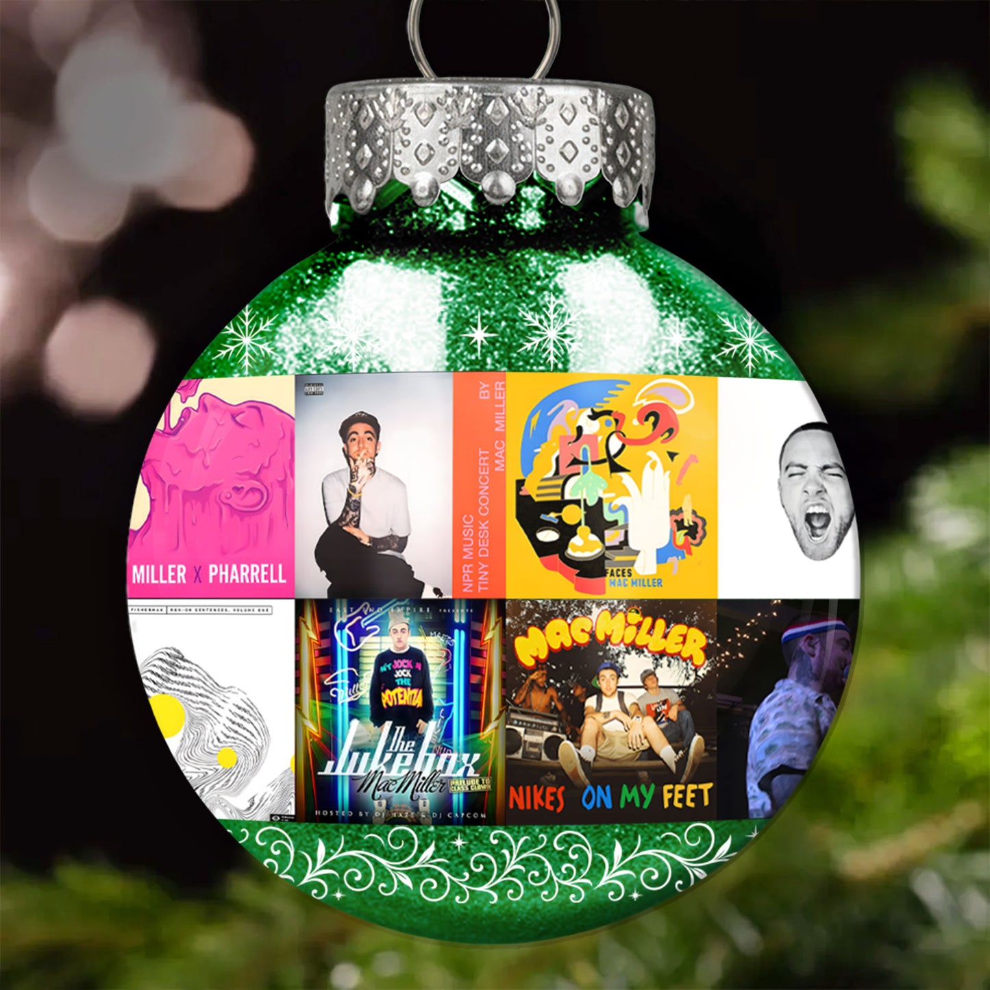 Mac Miller Ball Ornament – A Tribute to Timeless Vibes and Soulful Sound