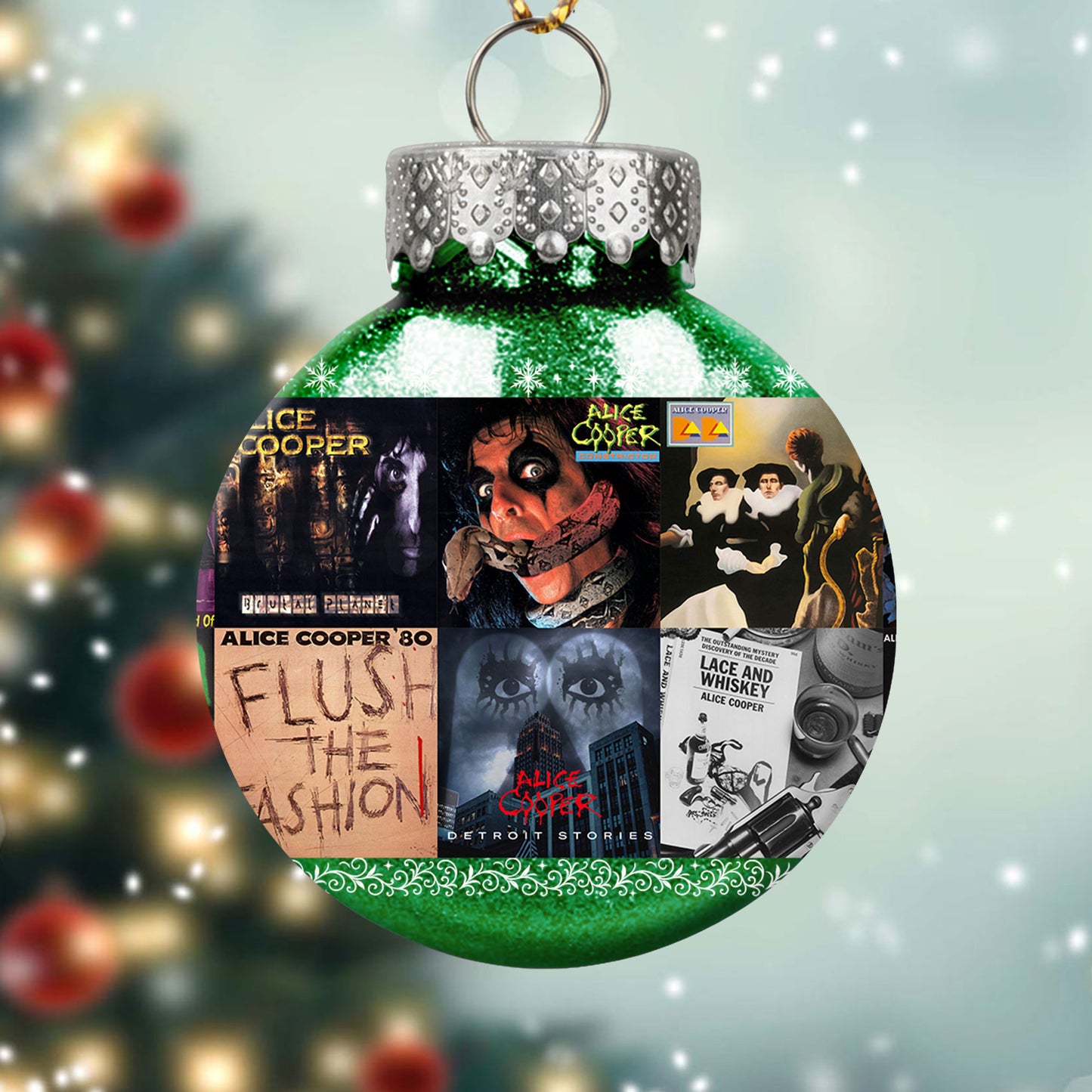 Alice Cooper Ball Ornament – Shock Rock Spirit for the Holidays