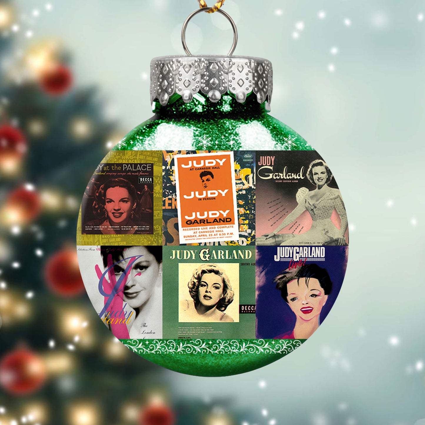 Judy Garland Ball Ornament – A Tribute to Timeless Hollywood Magic