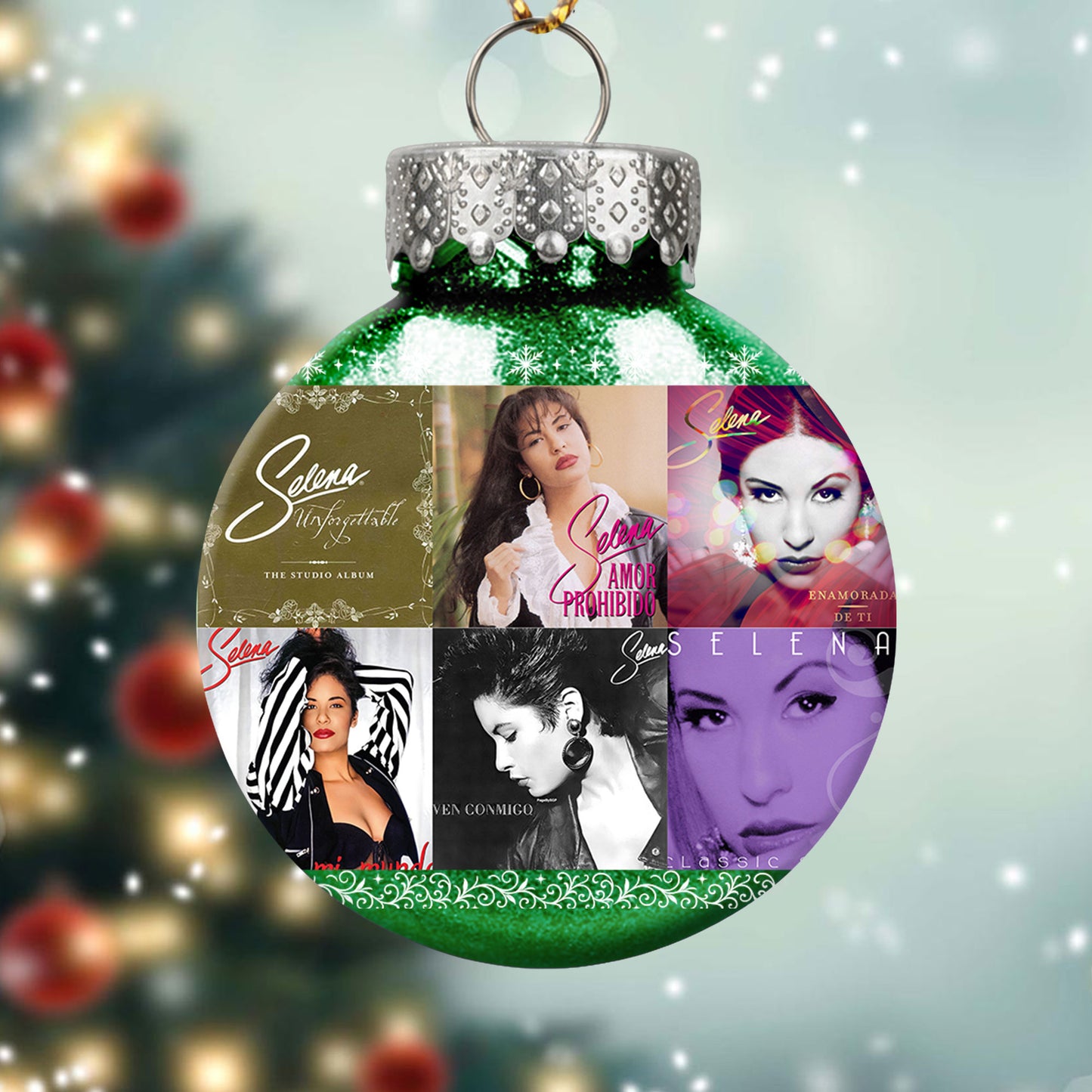 Selena Ball Ornament – A Heartfelt Christmas Gift for True Fans