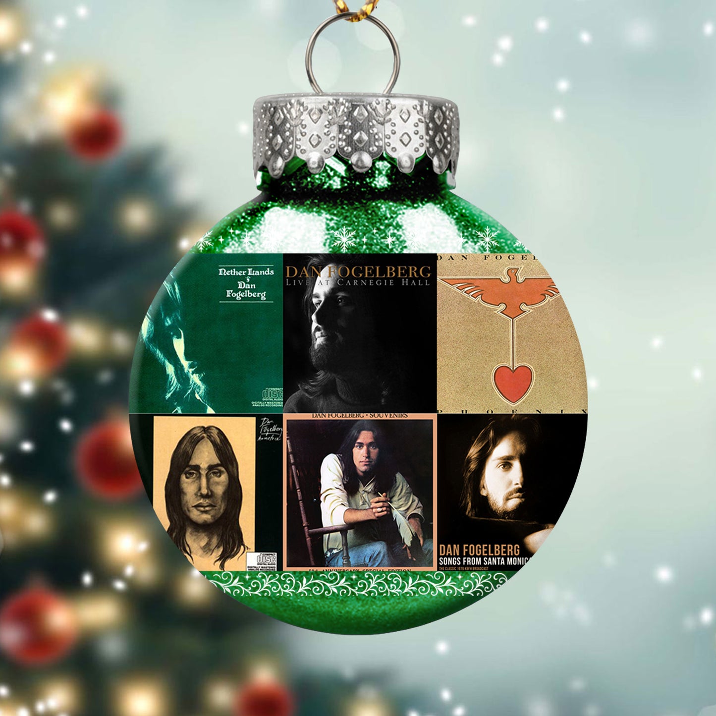 Dan Fogelberg Ball Ornament – Timeless Melodies for a Peaceful Christmas