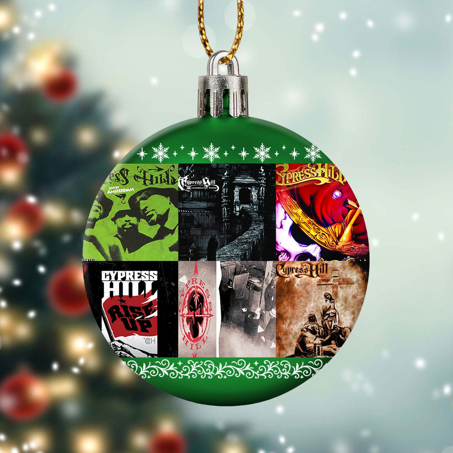 Cypress Hill Album Covers Christmas Ball Ornament