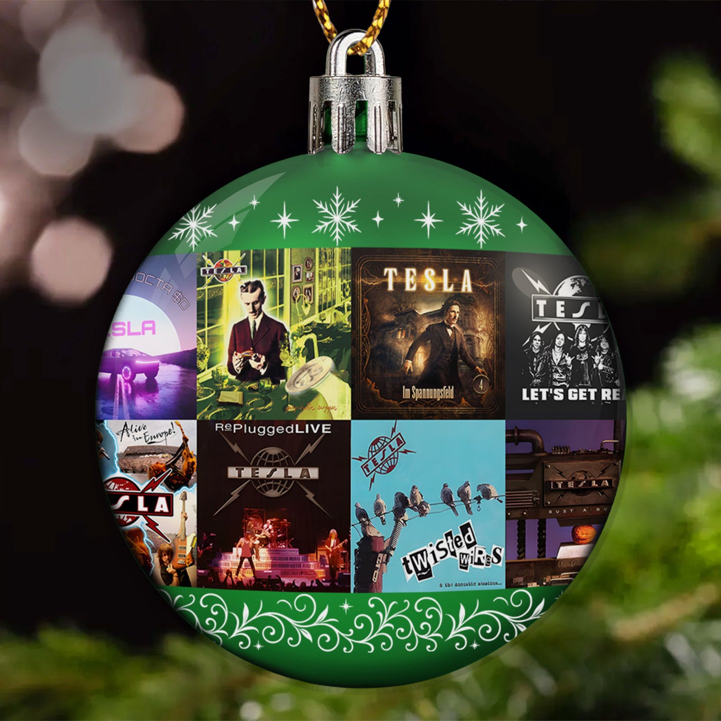 Tesla Ball Ornament – Classic Rock Power Collection