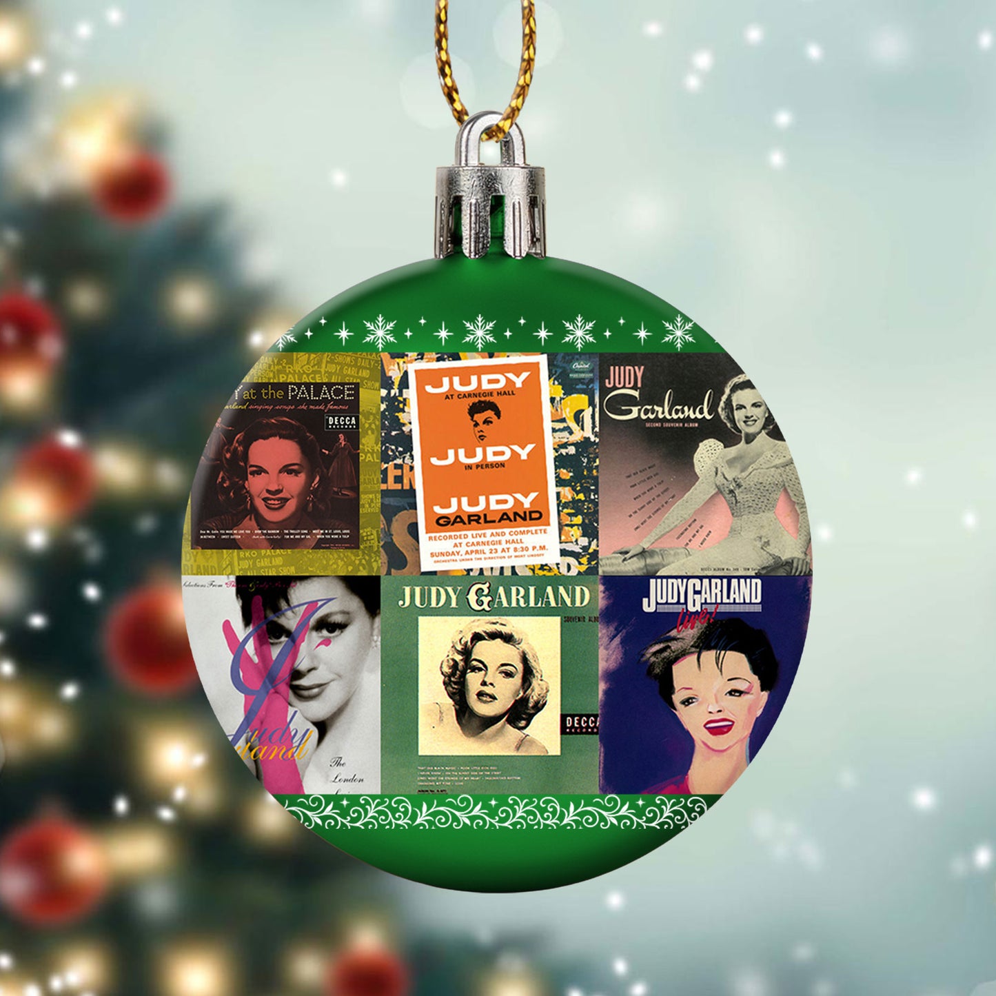 Judy Garland Ball Ornament – A Tribute to Timeless Hollywood Magic