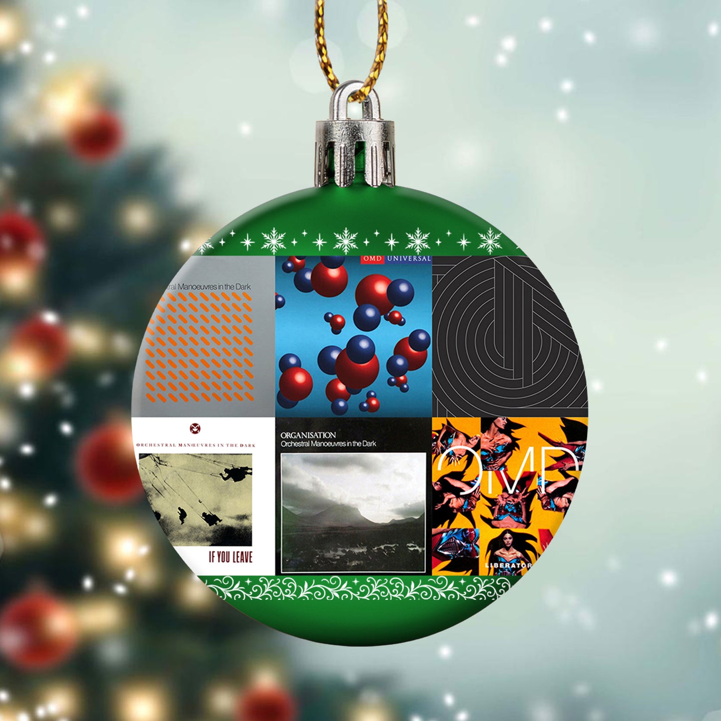 OMD Ball Ornament – A Perfect Christmas Gift for Synthpop Lovers