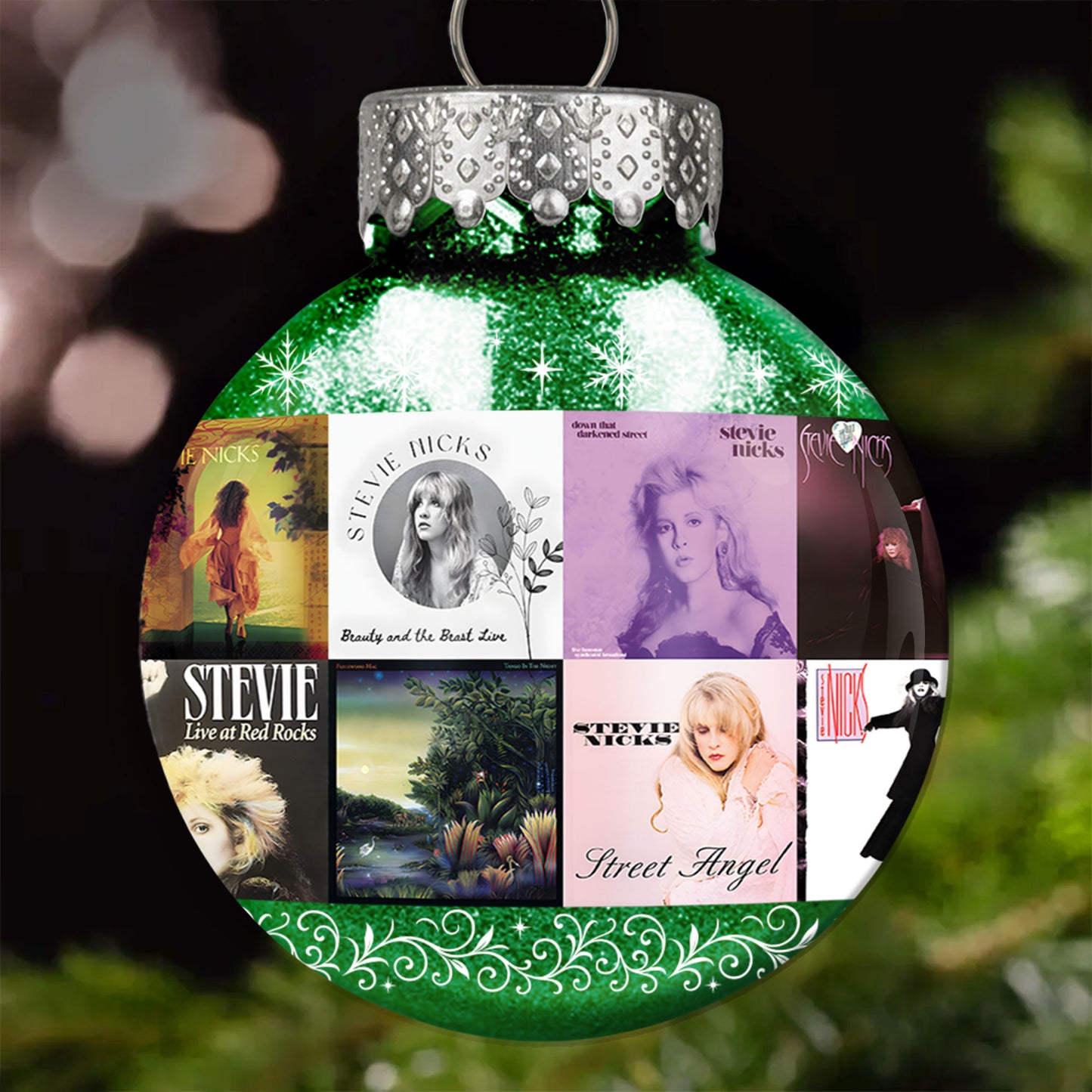 Stevie Nicks Ball Ornament – A Bohemian Tribute to the Queen of Mystical Rock