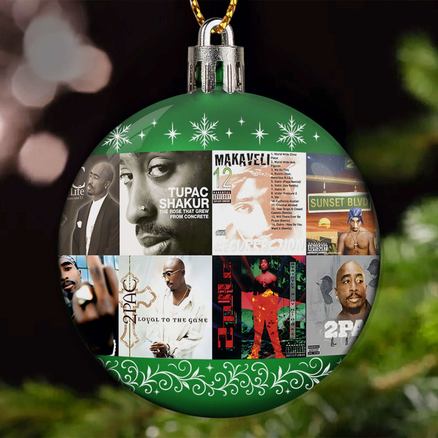 2Pac Ball Ornament – Legacy of Hip-Hop