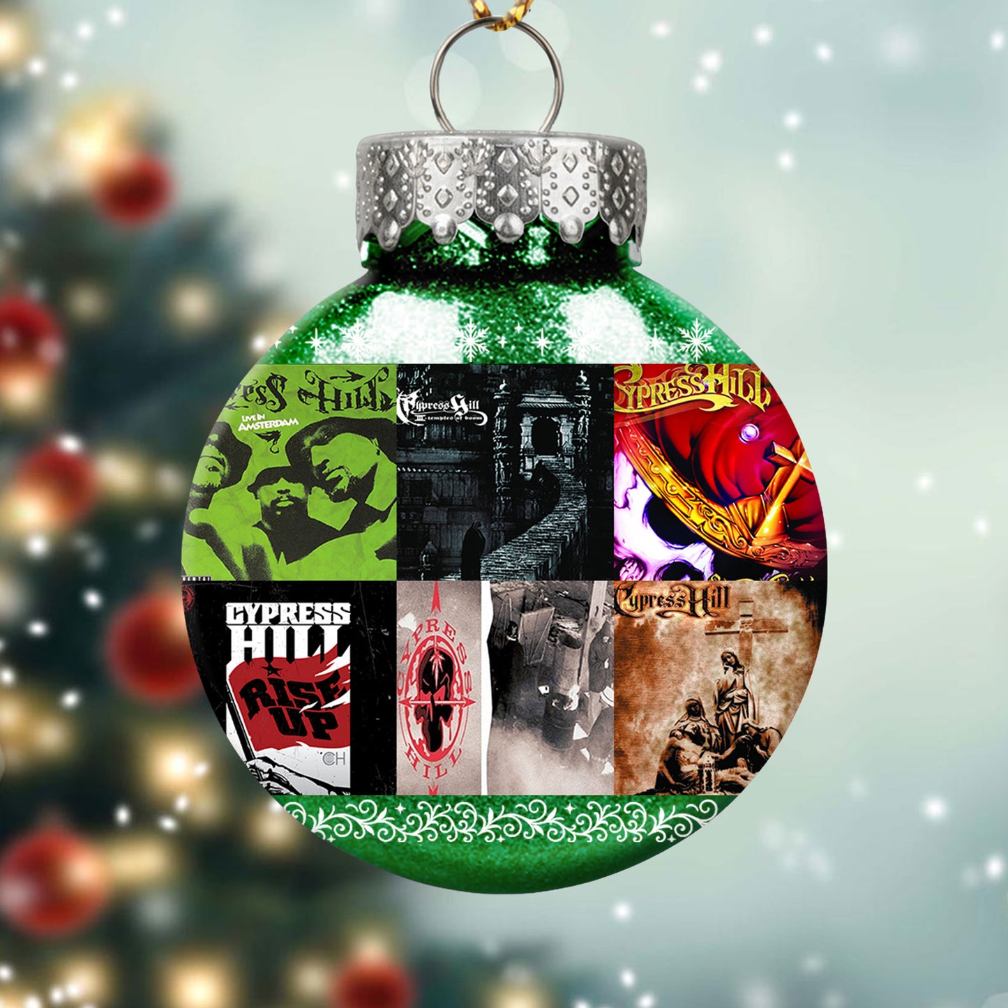 Cypress Hill Album Covers Christmas Ball Ornament