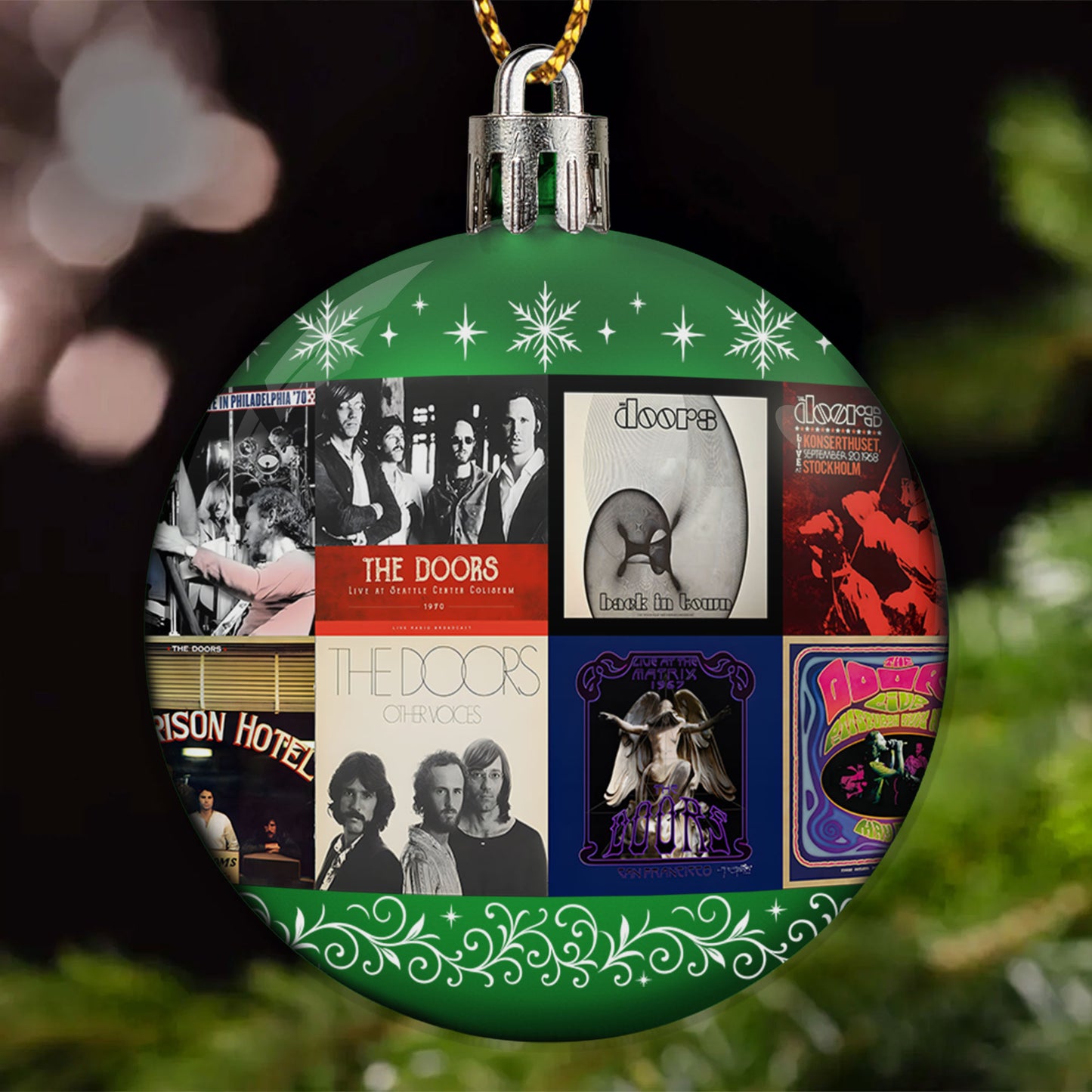 The Doors Ball Ornament – A Psychedelic Tribute to Timeless Rock