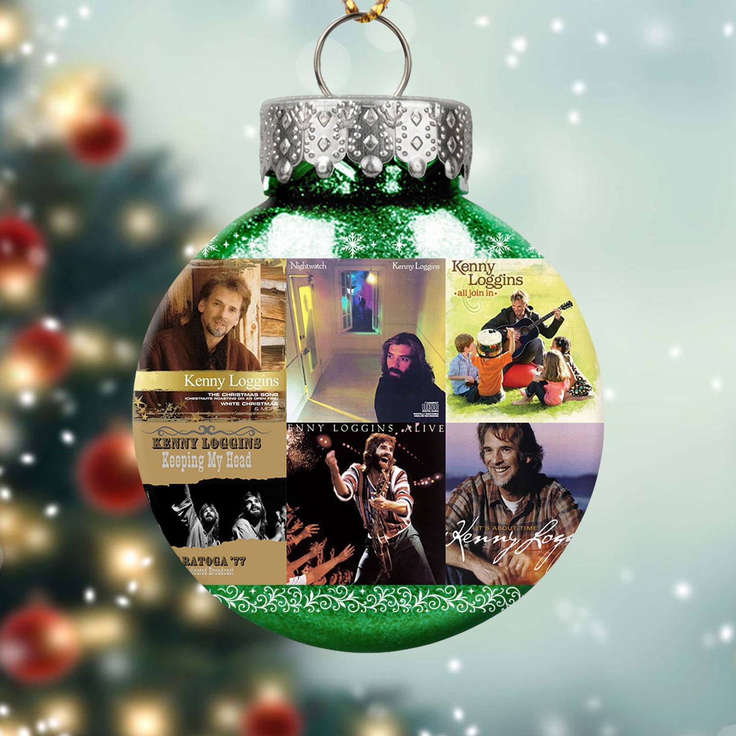 Kenny Loggins Ball Ornament – A Heartwarming Christmas Gift for Music Lovers