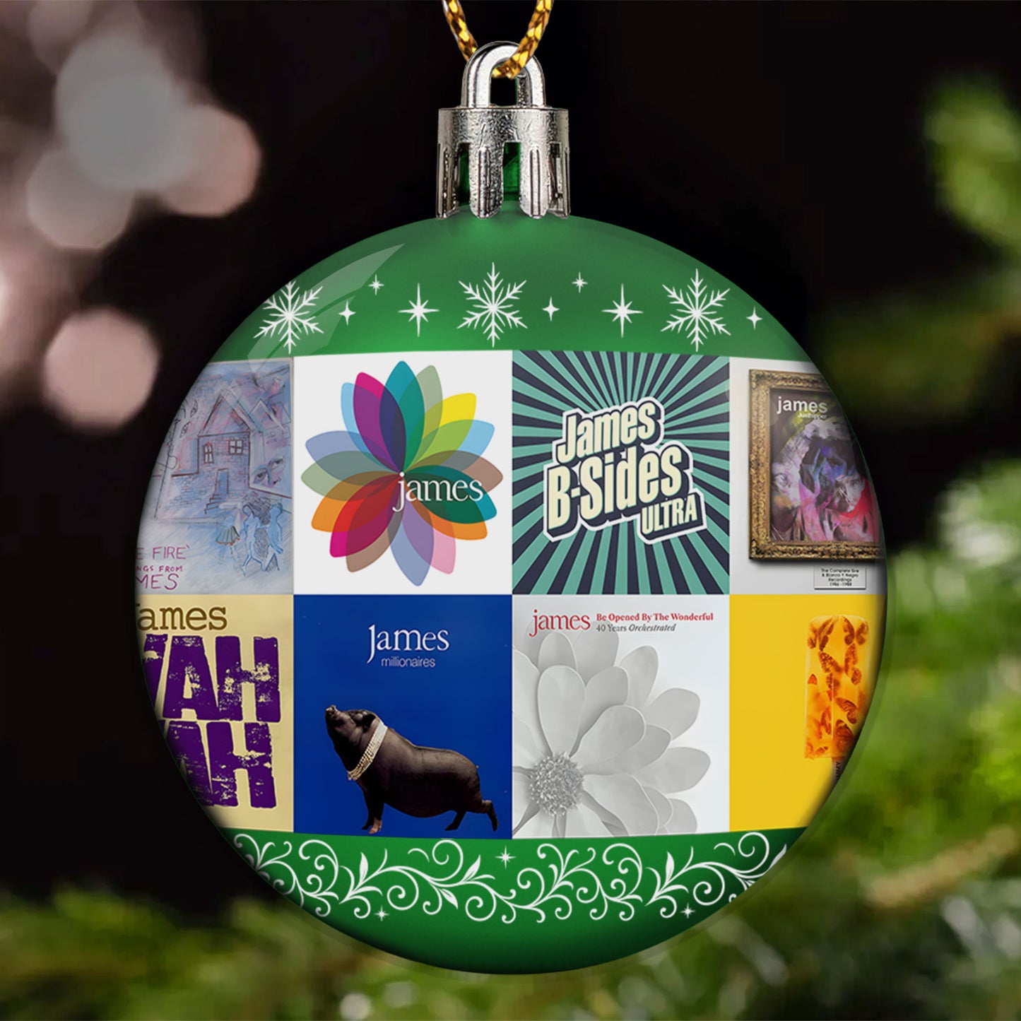 James Band Ball Ornament – Indie Rock Icons Collection