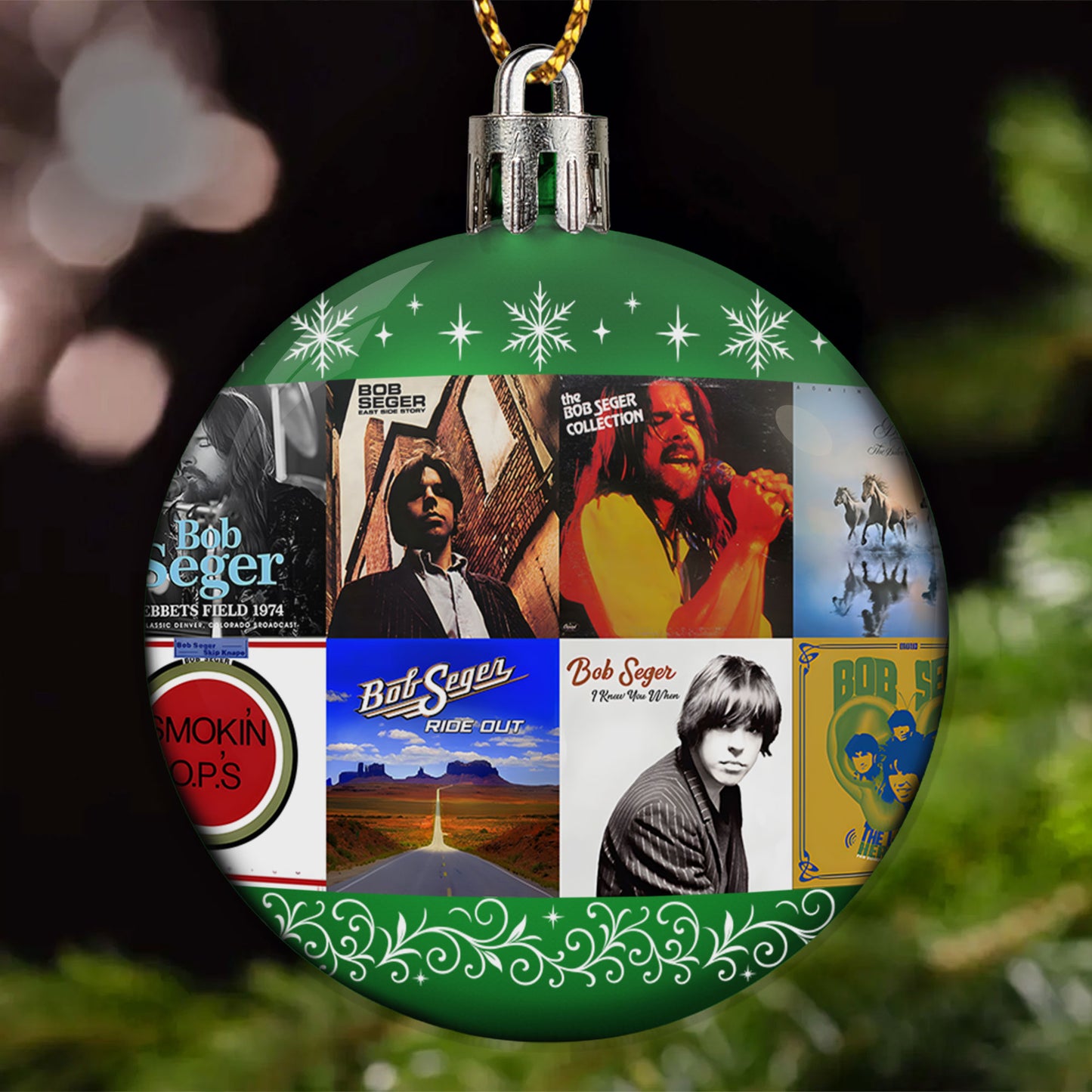 Bob Seger Ball Ornament – Classic Rock Spirit