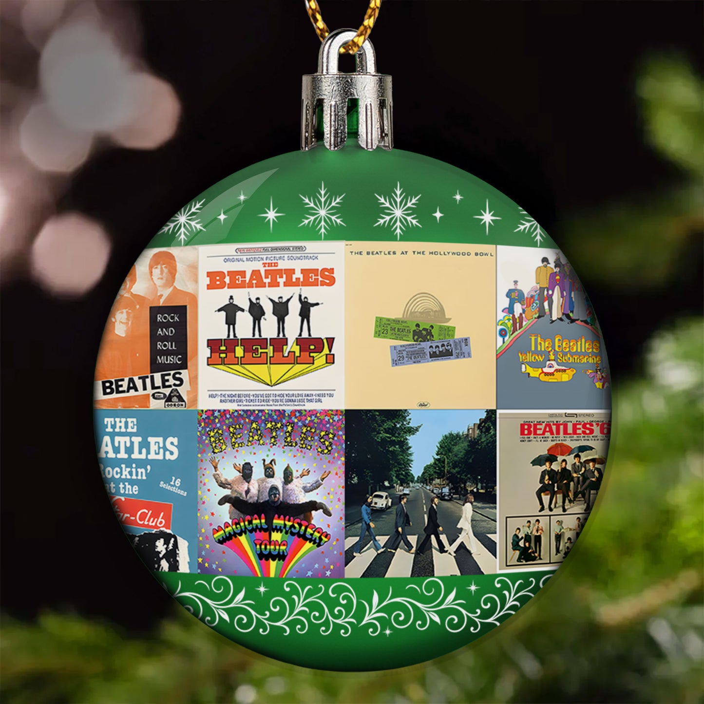 The Beatles Ball Ornament – A Legendary Tribute to Timeless Music