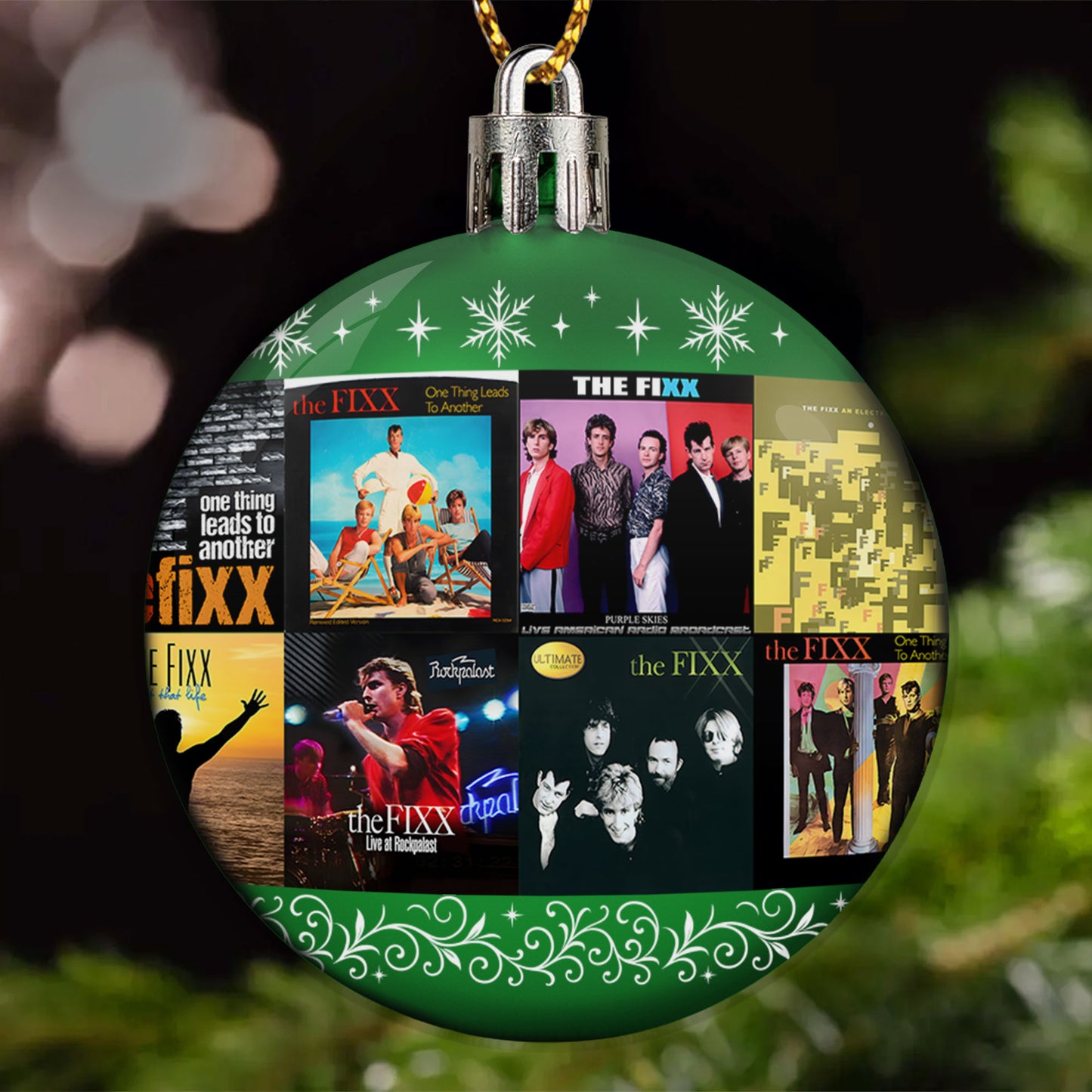 The Fixx Ball Ornament – A Retro Christmas Gift for True Music Fans