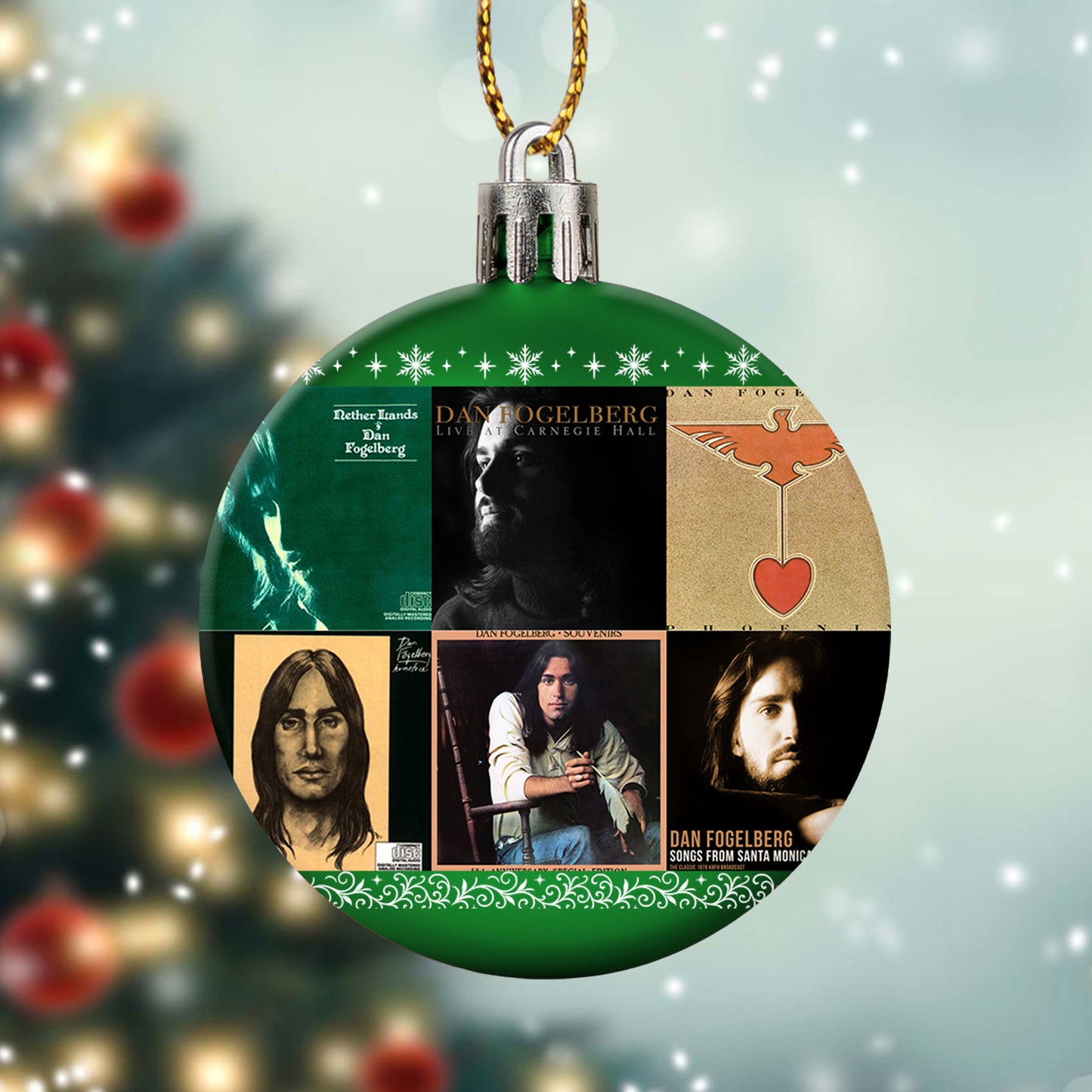 Dan Fogelberg Ball Ornament – Timeless Melodies for a Peaceful Christmas