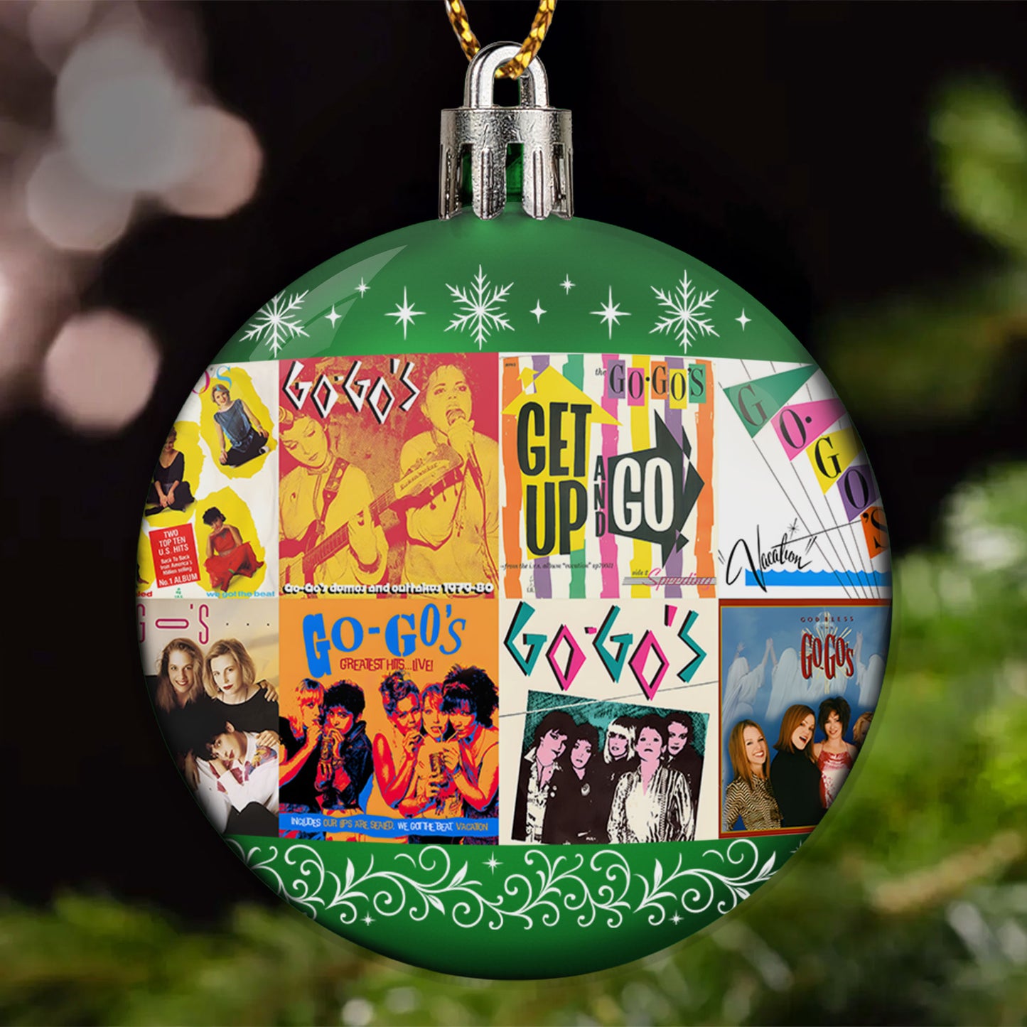 The Go-Go’s Ball Ornament – Pop Rock Trailblazers