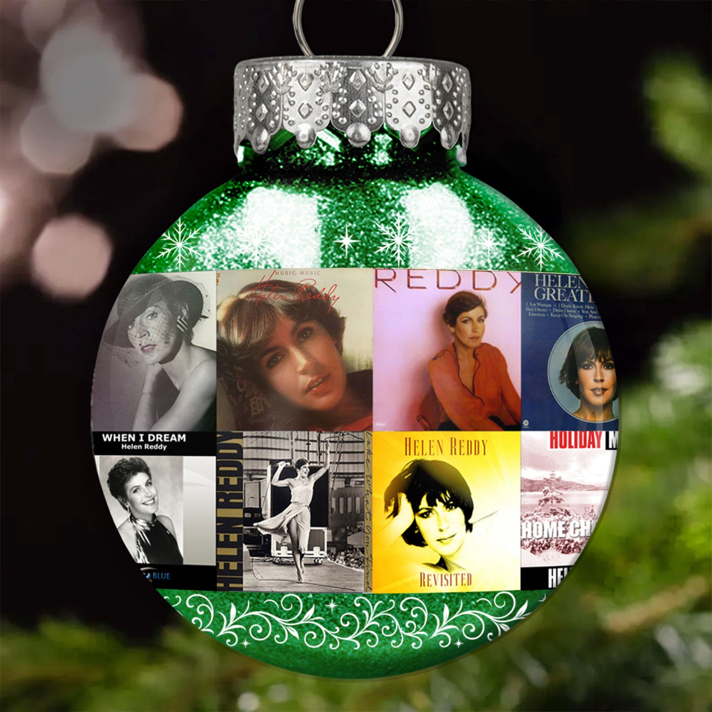 Helen Reddy Ball Ornament – A Touch of Classic Grace for the Holidays