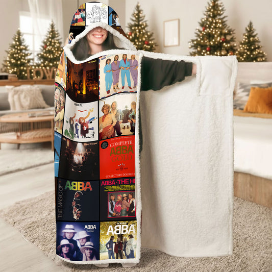 ABBA Wearable Hooded Blanket – A Warm, Cozy Burst of Disco Nostalgia