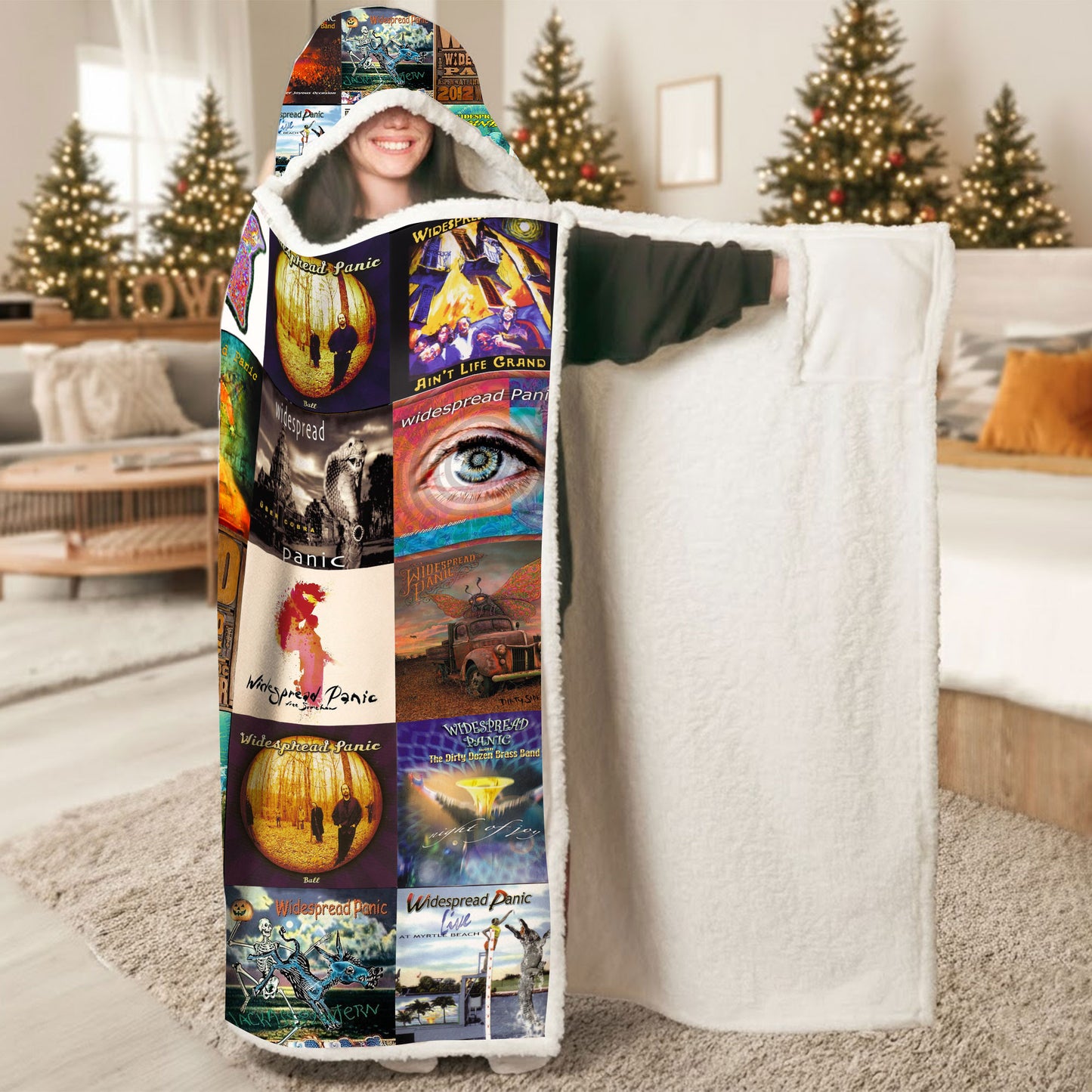 Widespread Panic Wearable Hooded Blanket – A Cozy Tribute to Jam-Band Legends