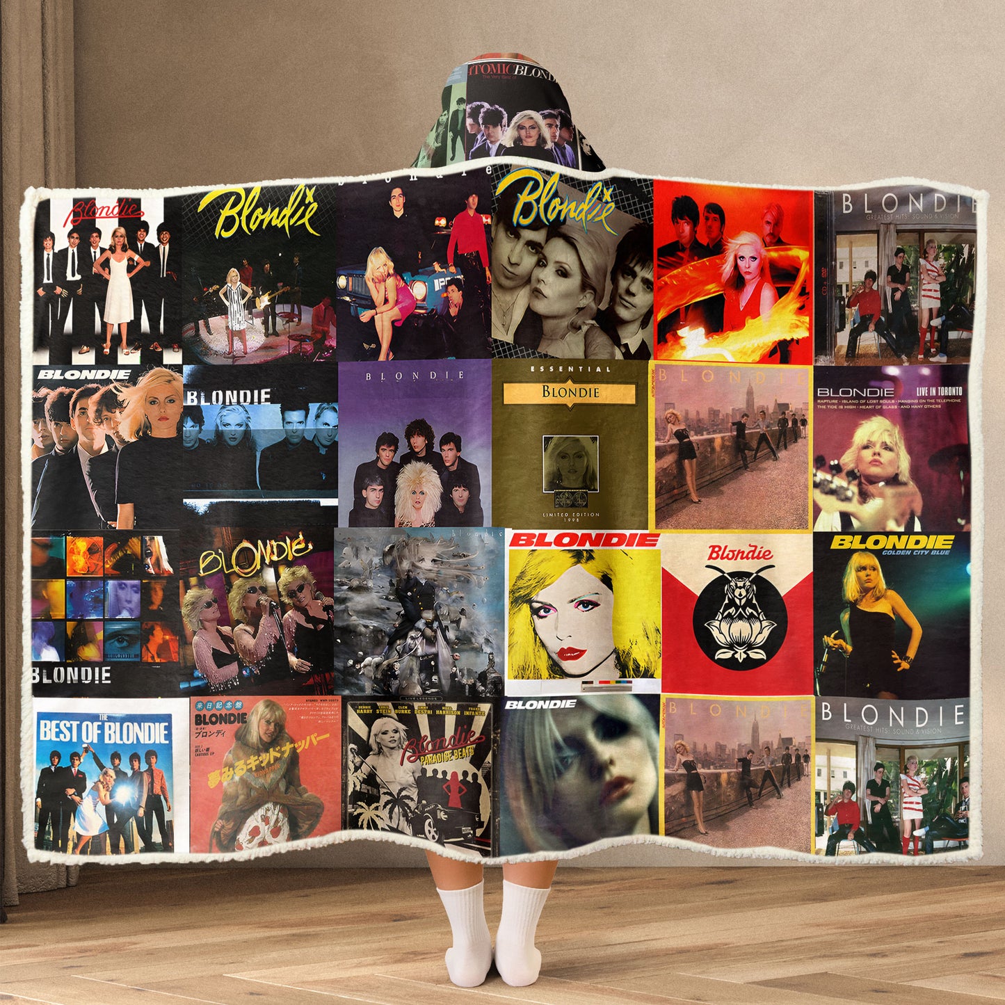 Blondie Wearable Hooded Blanket – A Cozy Flash of New Wave Nostalgia