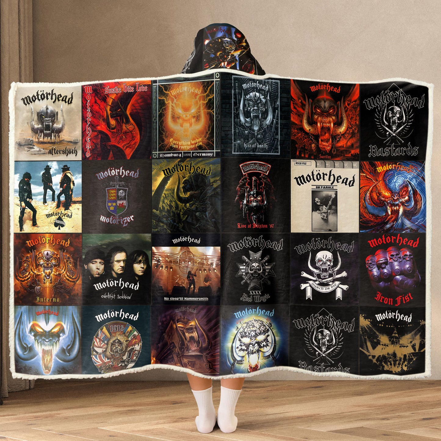 Motörhead Wearable Hooded Blanket – A Heavy, Cozy Blast of Rock ’n’ Roll Fury