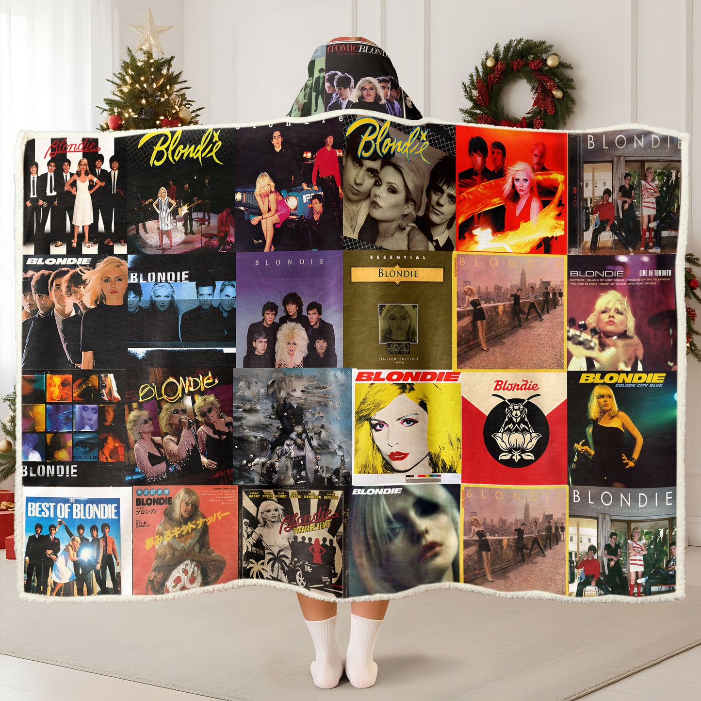 Blondie Wearable Hooded Blanket – A Cozy Flash of New Wave Nostalgia