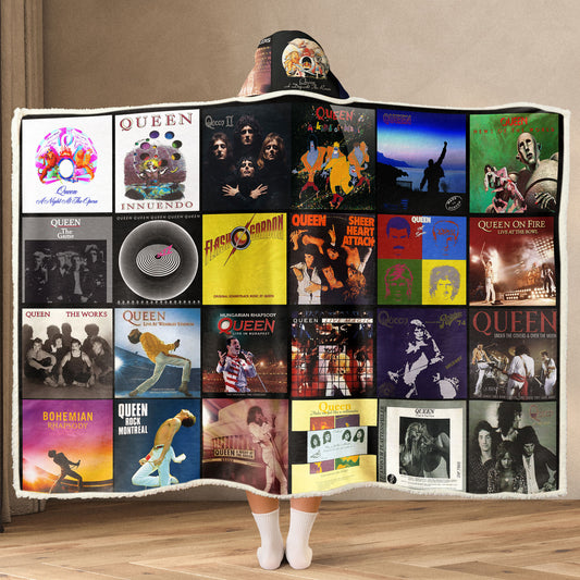 👑 Queen Wearable Hooded Blanket – The Champions’ Comfort Edition